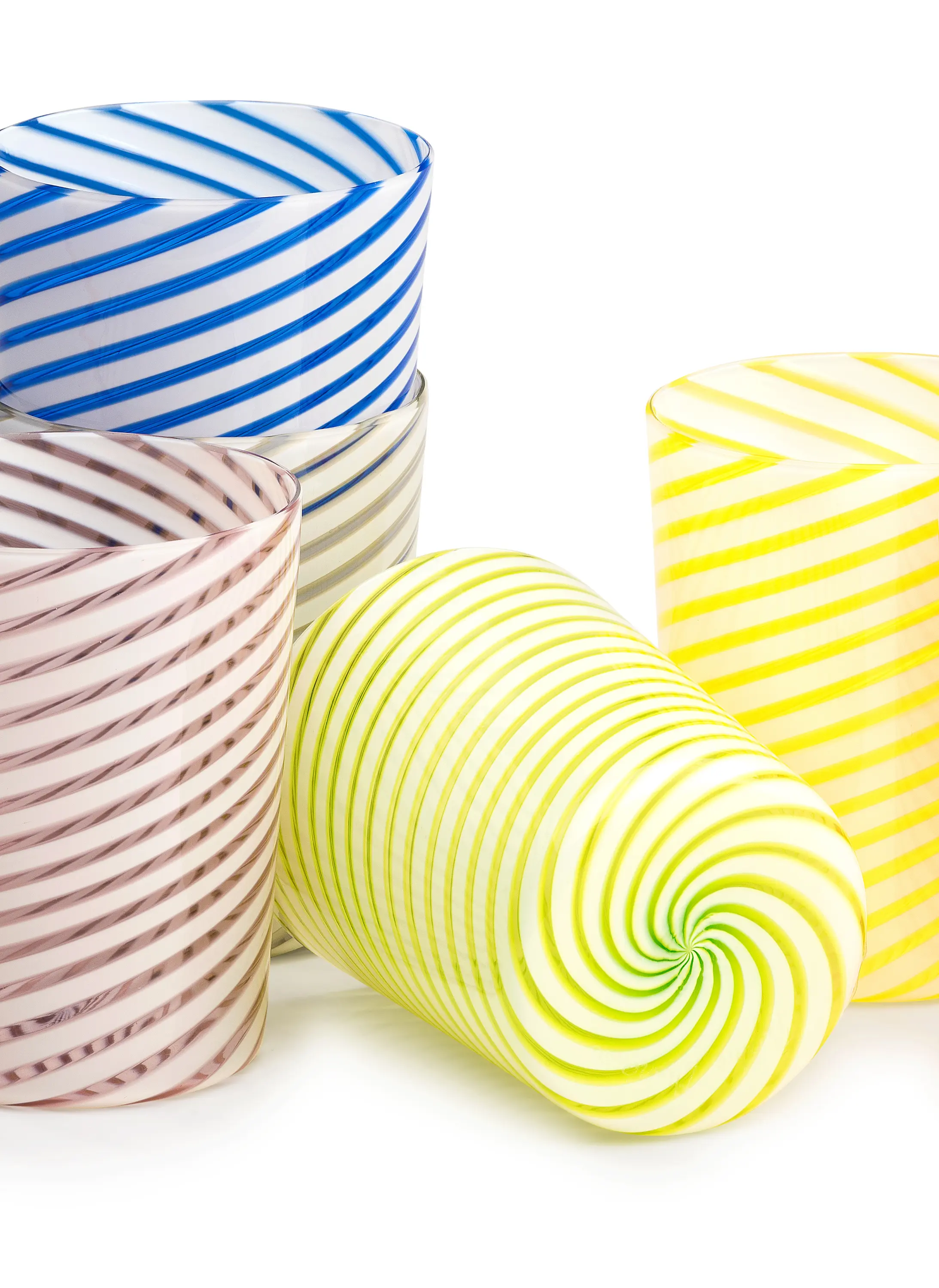 Purho - Twist glass - SET of 6 pieces