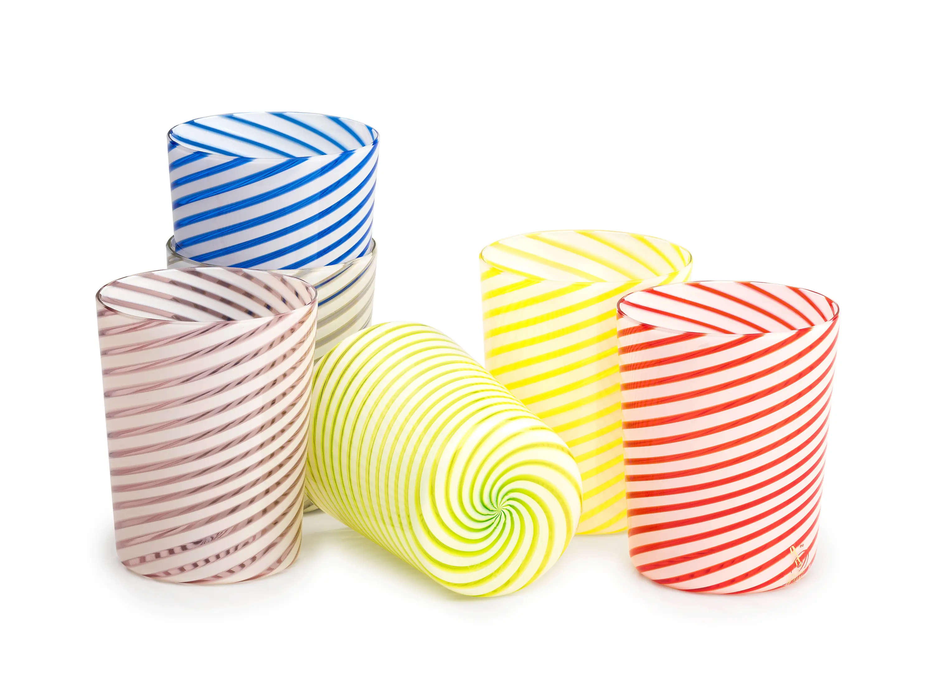 Purho - Twist glass - SET of 6 pieces
