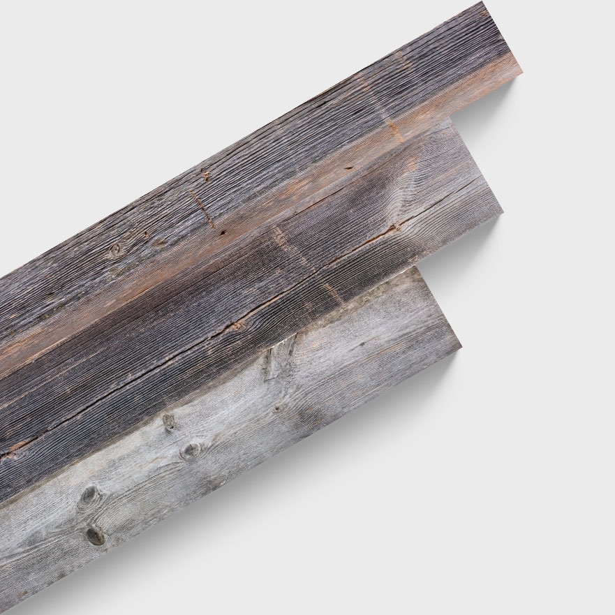Display product Reclaimed Wood | Weathered boards from manufacturer Wooden Wall Design
