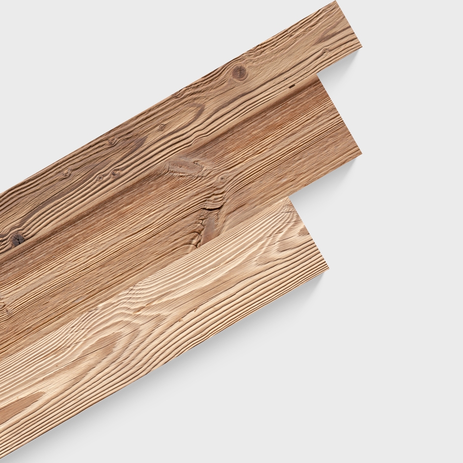 Display product Reclaimed Wood | Weathered brushed boards from manufacturer Wooden Wall Design