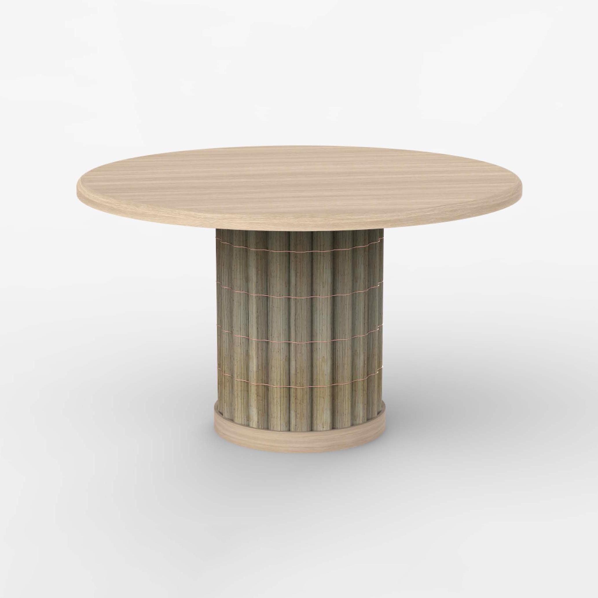 Vertoon produk Miki Taimatsu bamboo table van vervaardiger Hiyoshiya