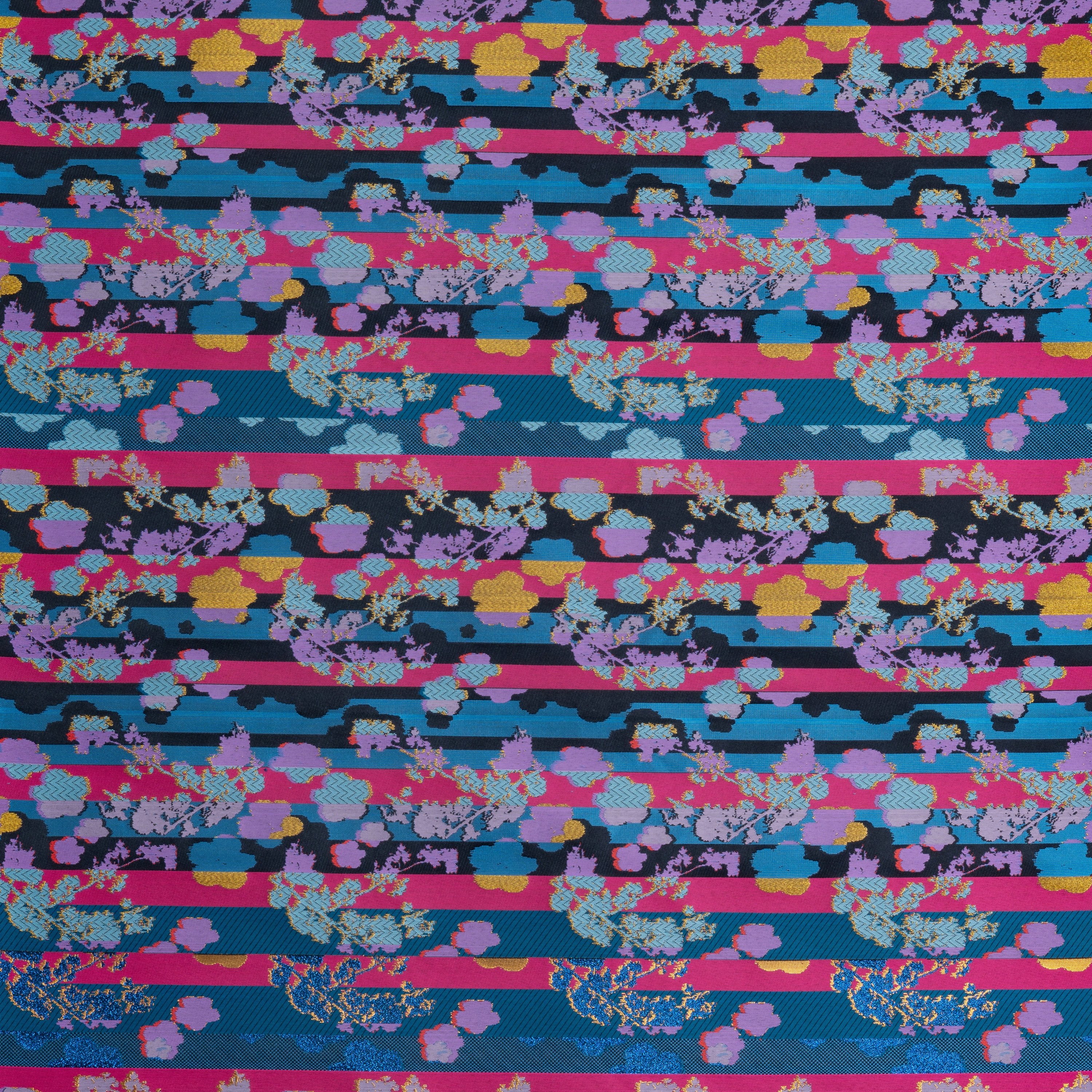Vertoon produk Morisan Stripes jacquard fabric van vervaardiger Hiyoshiya
