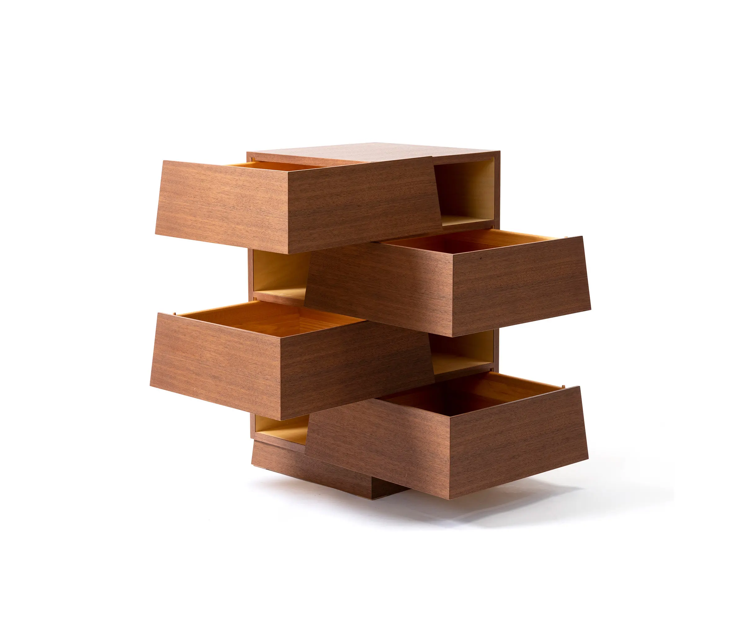 Hiyoshiya - Motobayashi | Cartesia drawer Walnut 4 rows