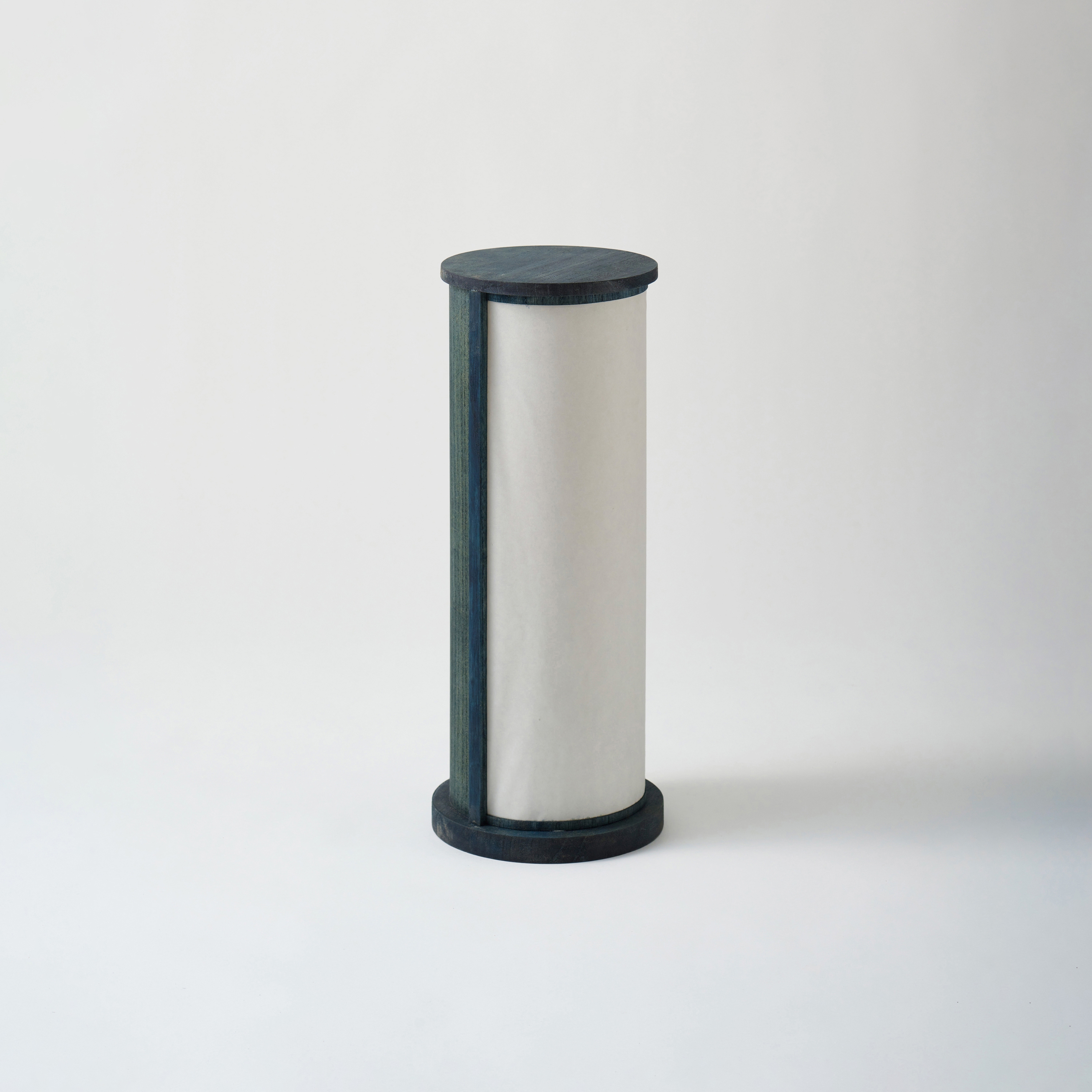 Vertoon produk Washi lamp Indigo van vervaardiger Hiyoshiya
