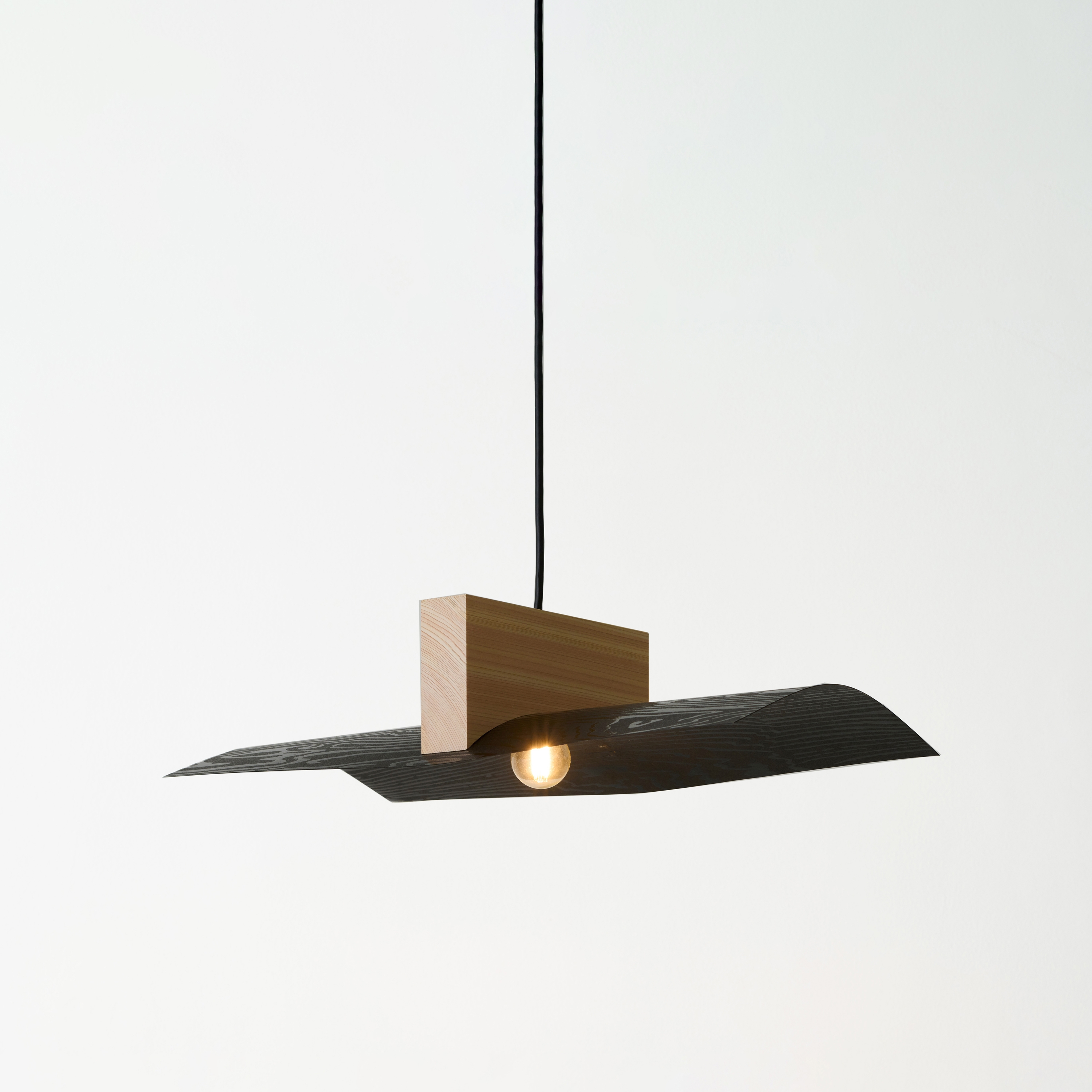 Onde pendant lamp Black
