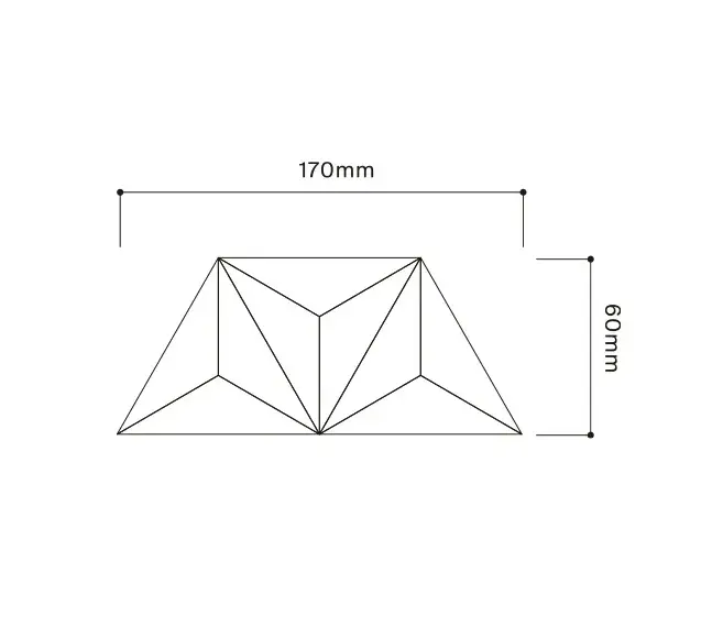 Hiyoshiya - Kyogawara tiles_Pyramidal