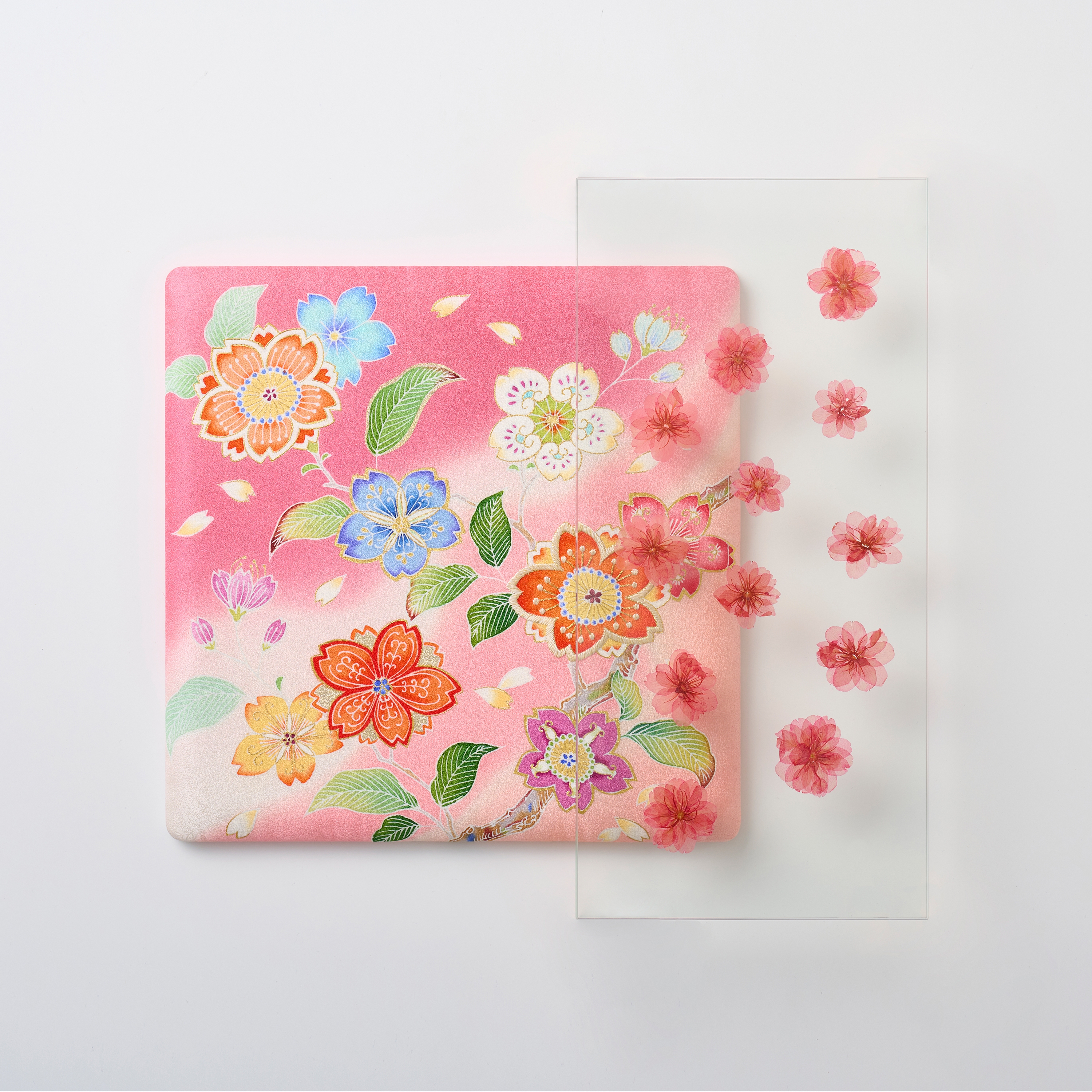 Sakura glass panel