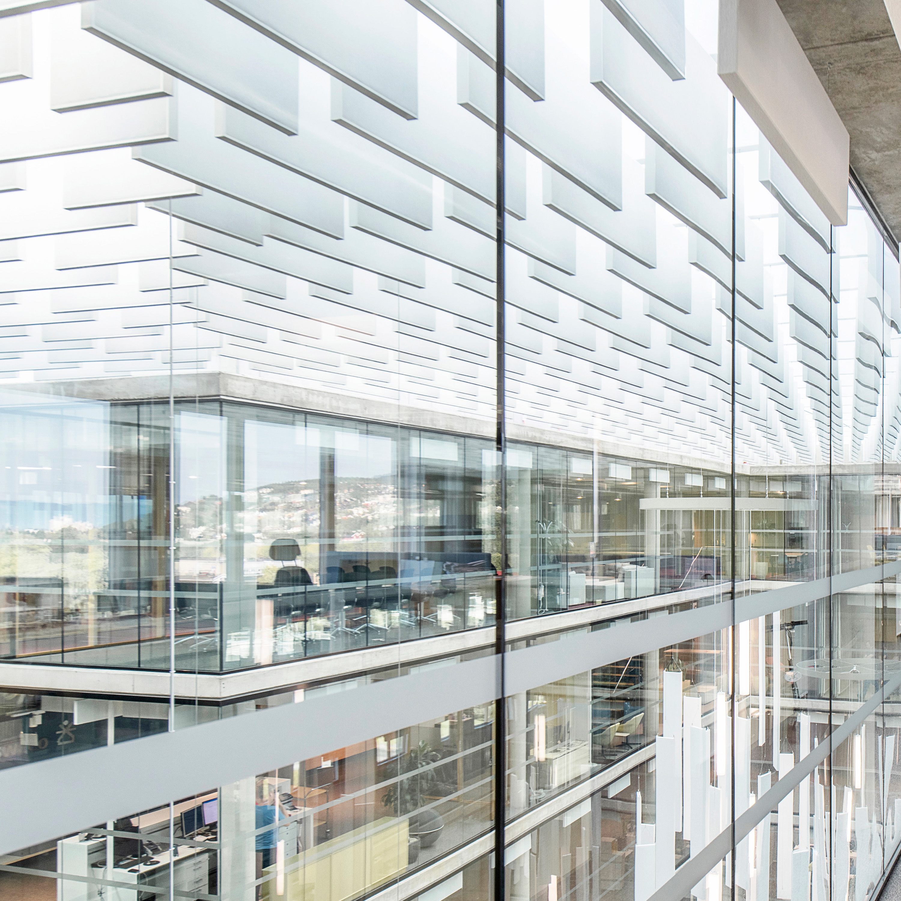 Display product Baffles | Rockfon® Contour® Baffle from manufacturer Rockfon