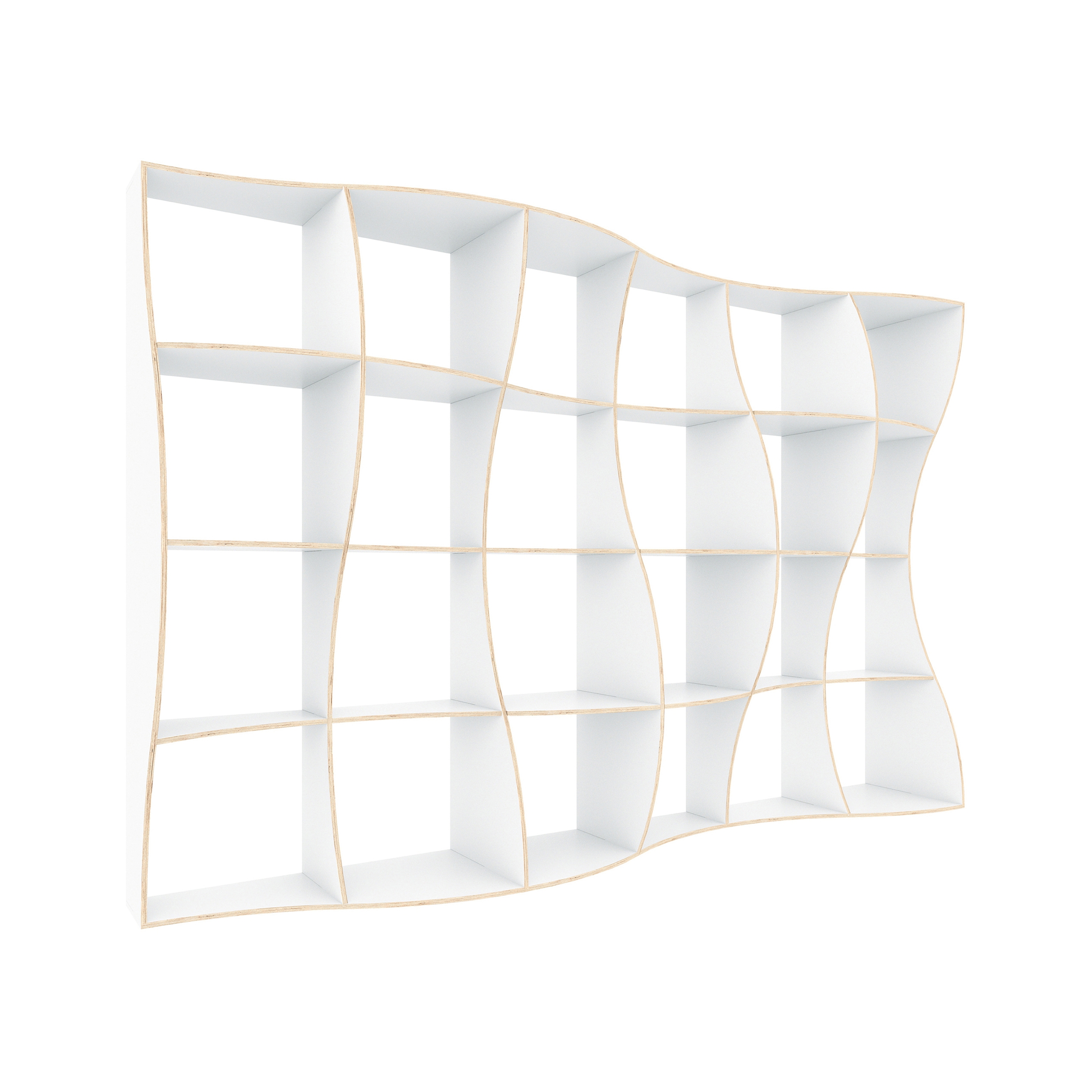 Display product Bookshelf DUNE S white from manufacturer Jaanus Orgusaar
