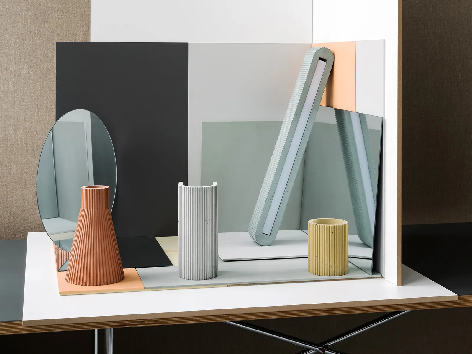 GANTlights - [S3] jade wall lamp fluted and colorful