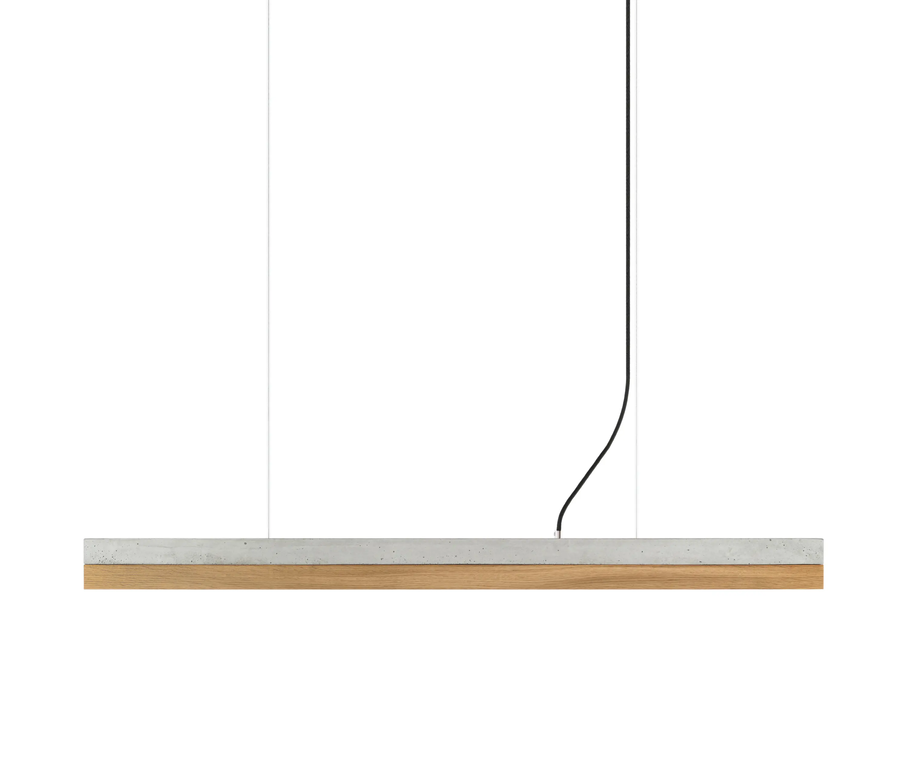 GANTlights - [C1] Concrete & Oak (L122cm)