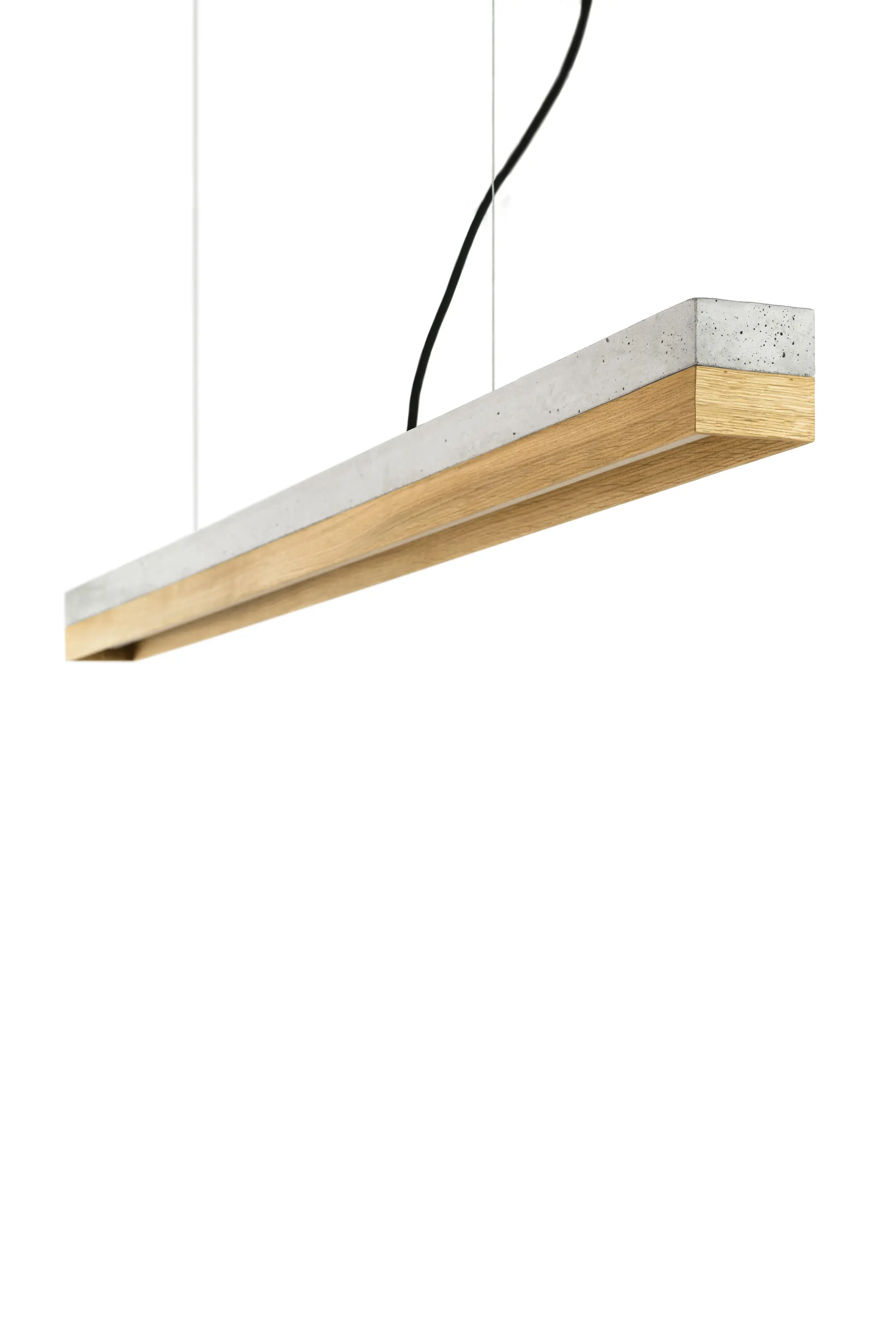GANTlights - [C1] Concrete & Oak (L122cm)