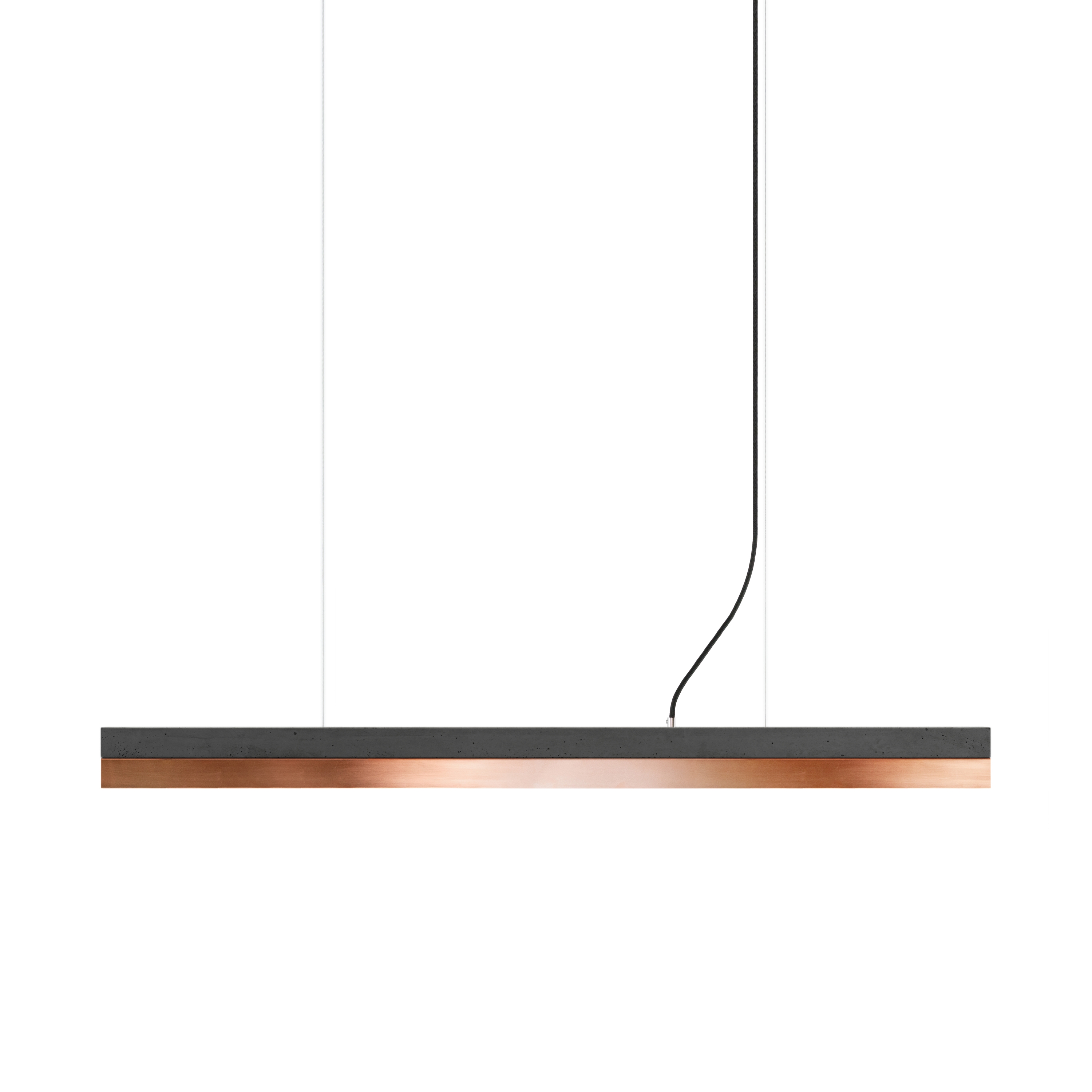 [C1] dark Concrete & Copper (L122cm)