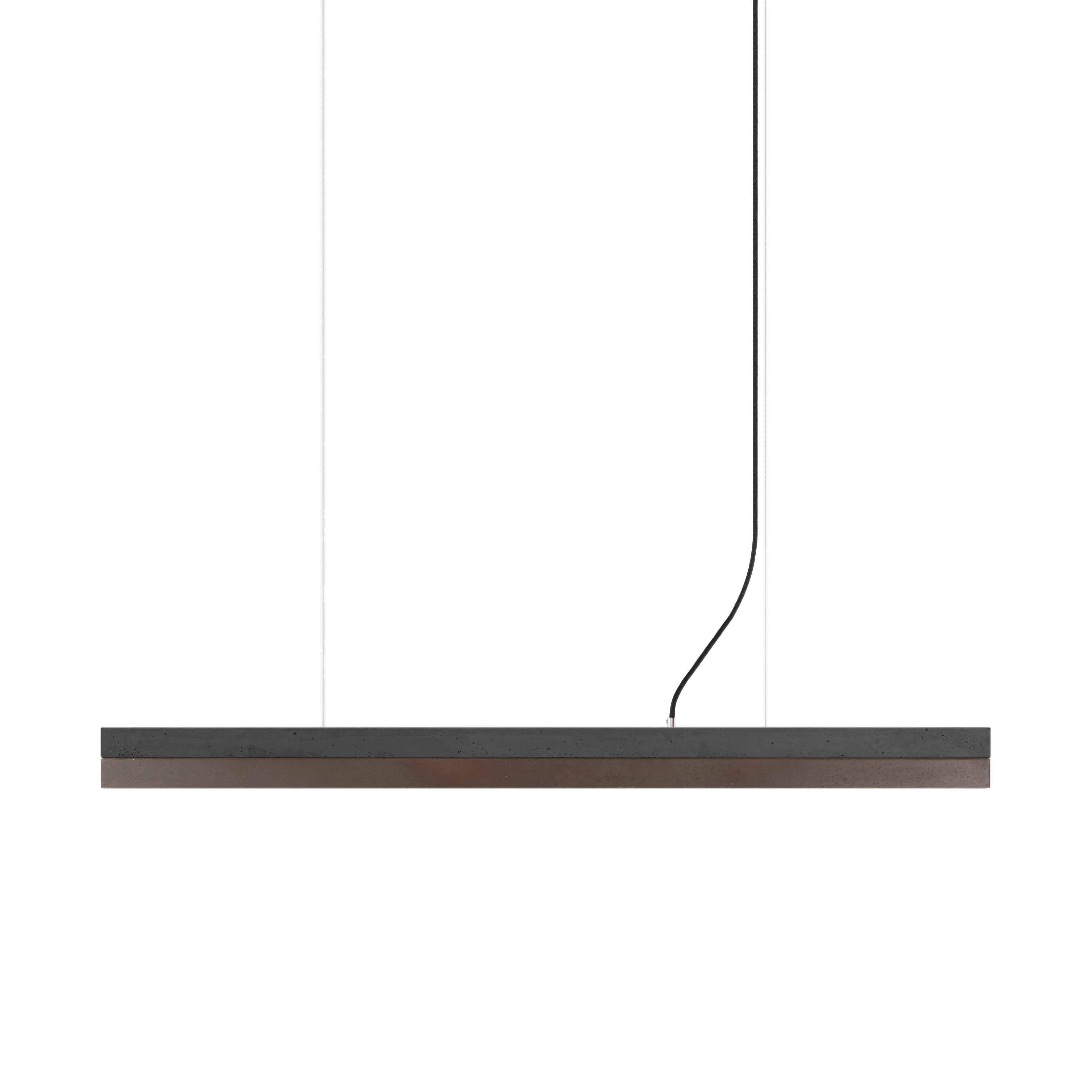 Afficher le produit [C1] dark Concrete & Corten Steel (L122cm) du fabricant GANTlights