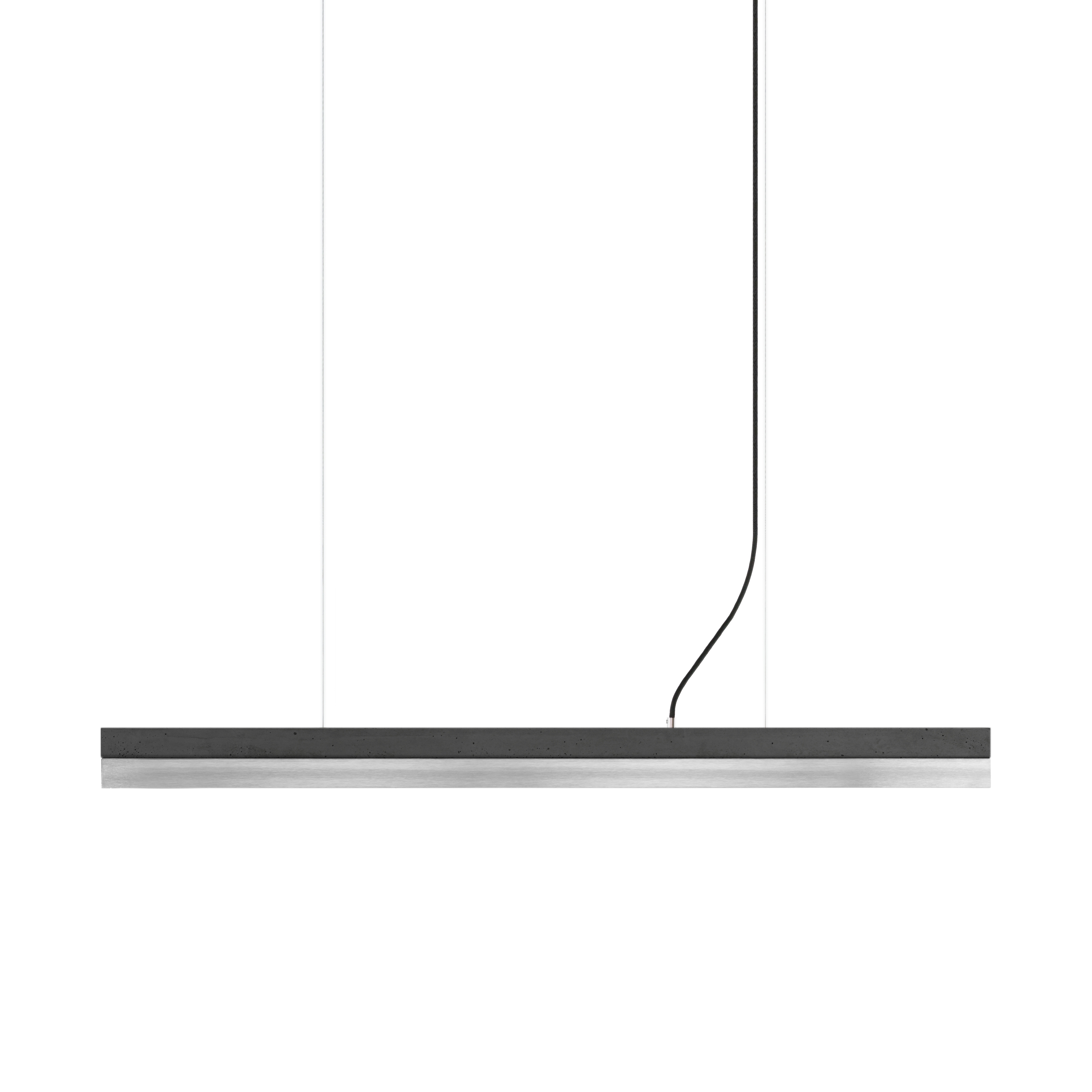[C1] dark Beton & Edelstahl (L122cm)