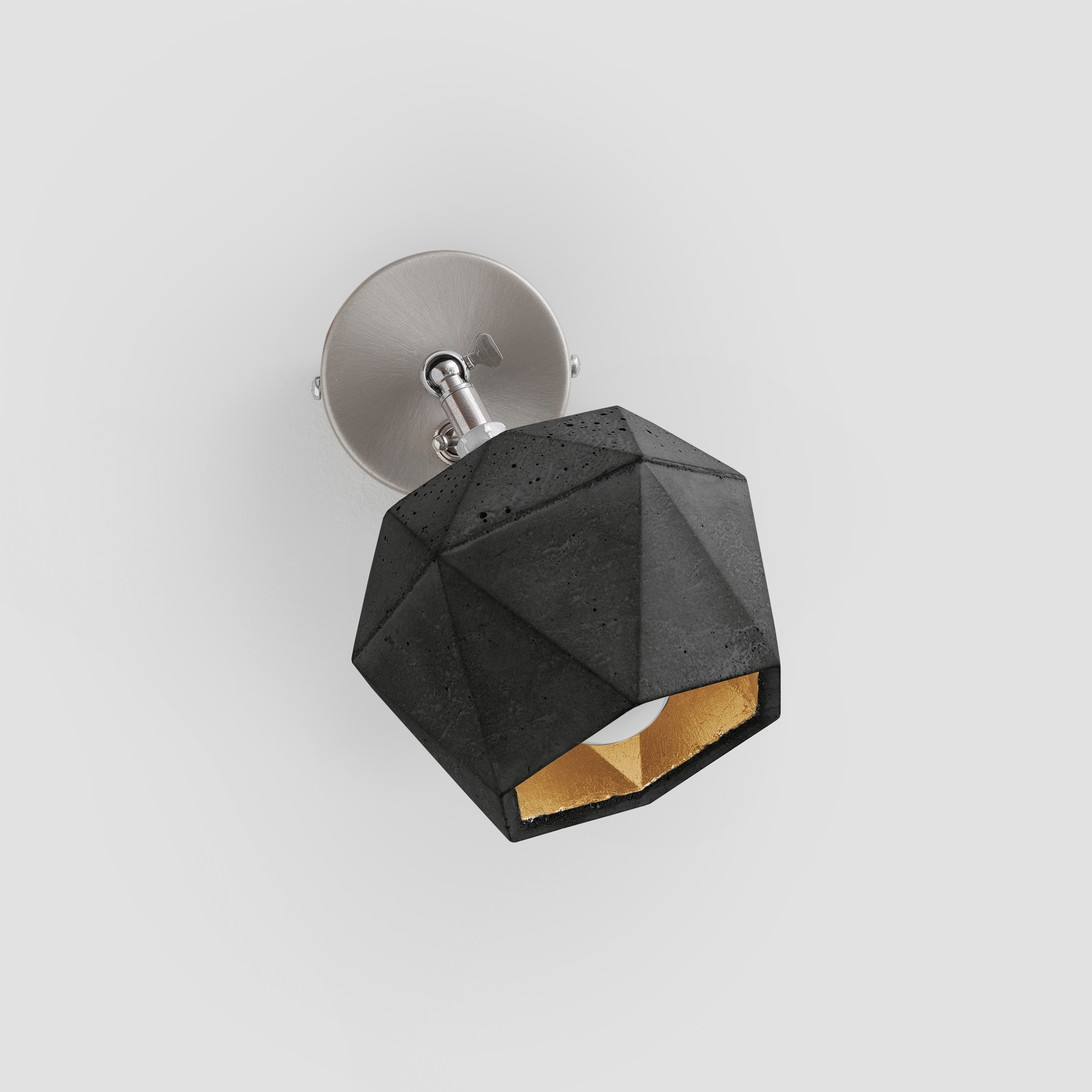 Display product [T2] dark spot Concrete & Gold - Silver - Copper from manufacturer GANTlights