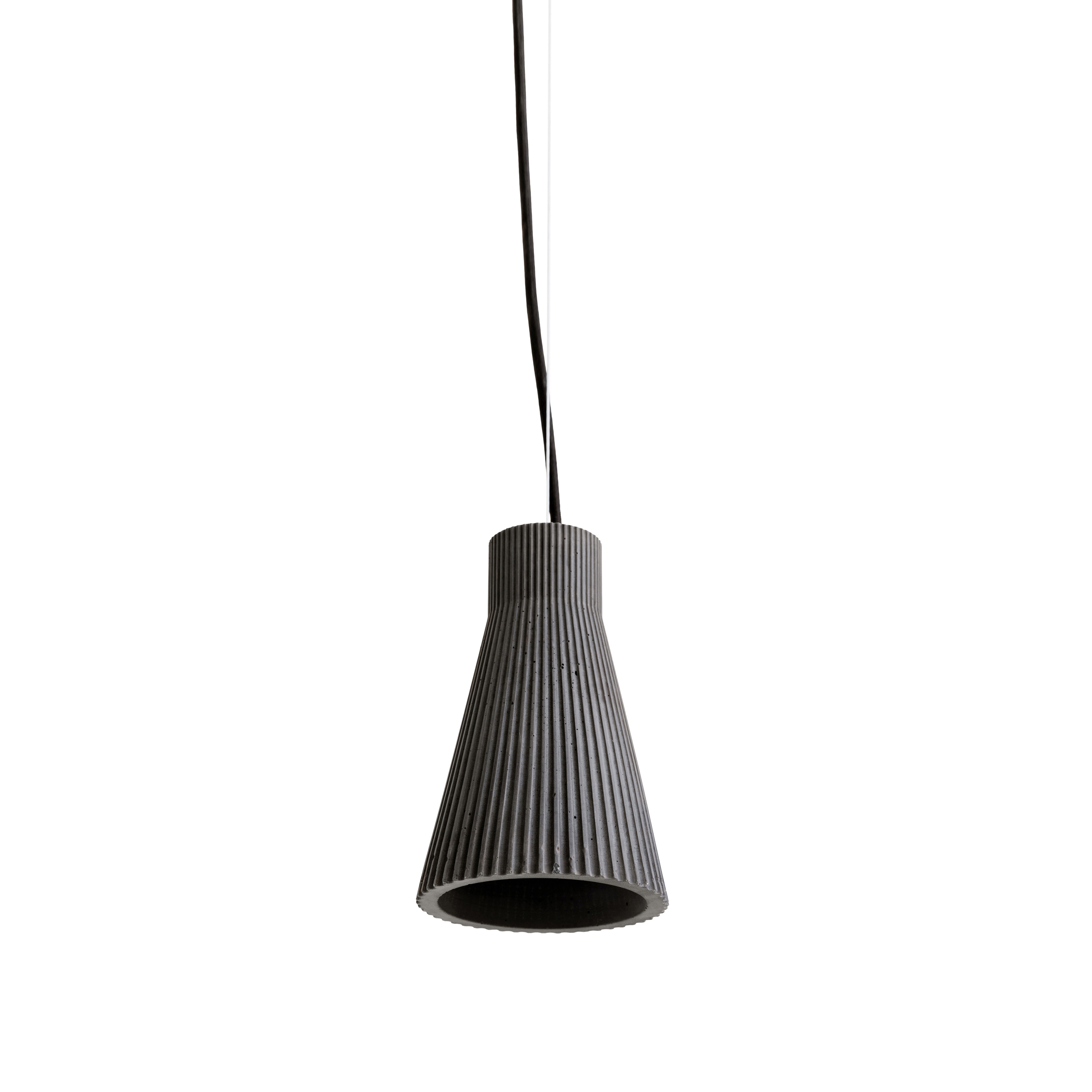 [S1] dark Hanging lamp fluted and colorful