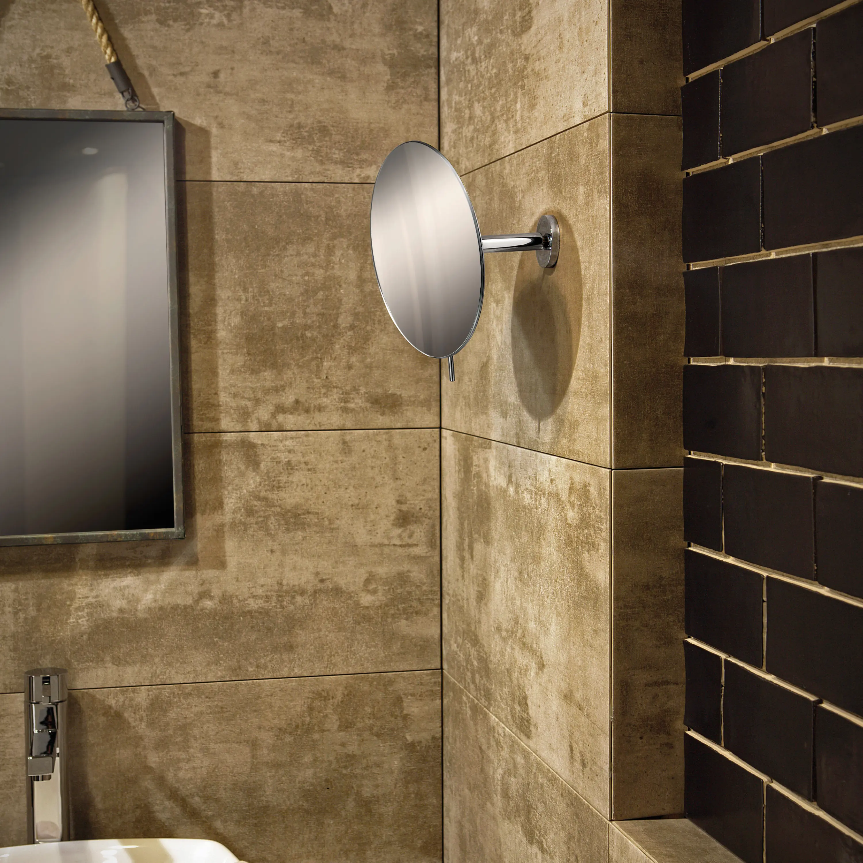 SANCO - cosmetic mirrors | Wall mounted magnifying mirror x4