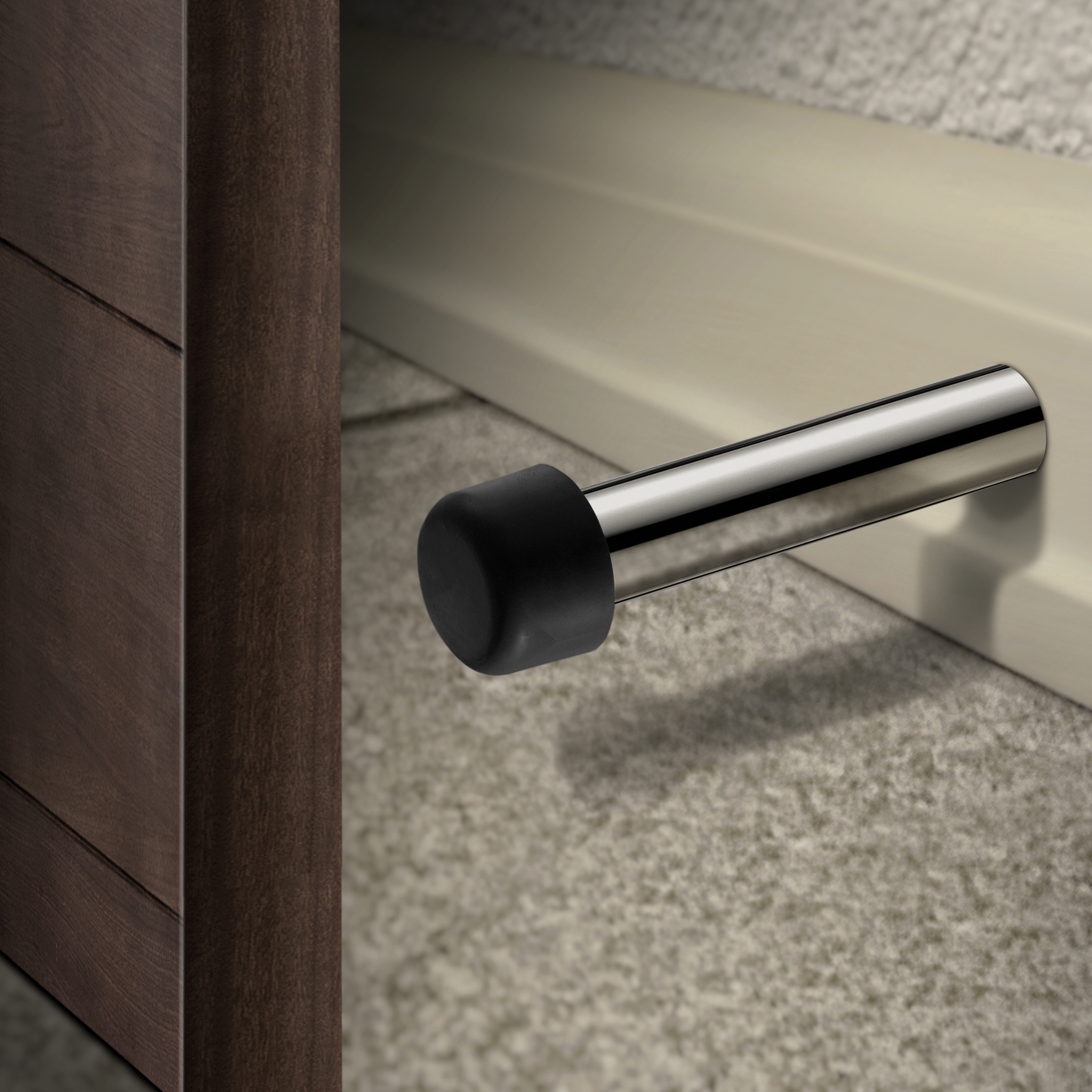 Heuskay Pack of 2 Glass Door Handles, Glass Clip Handle