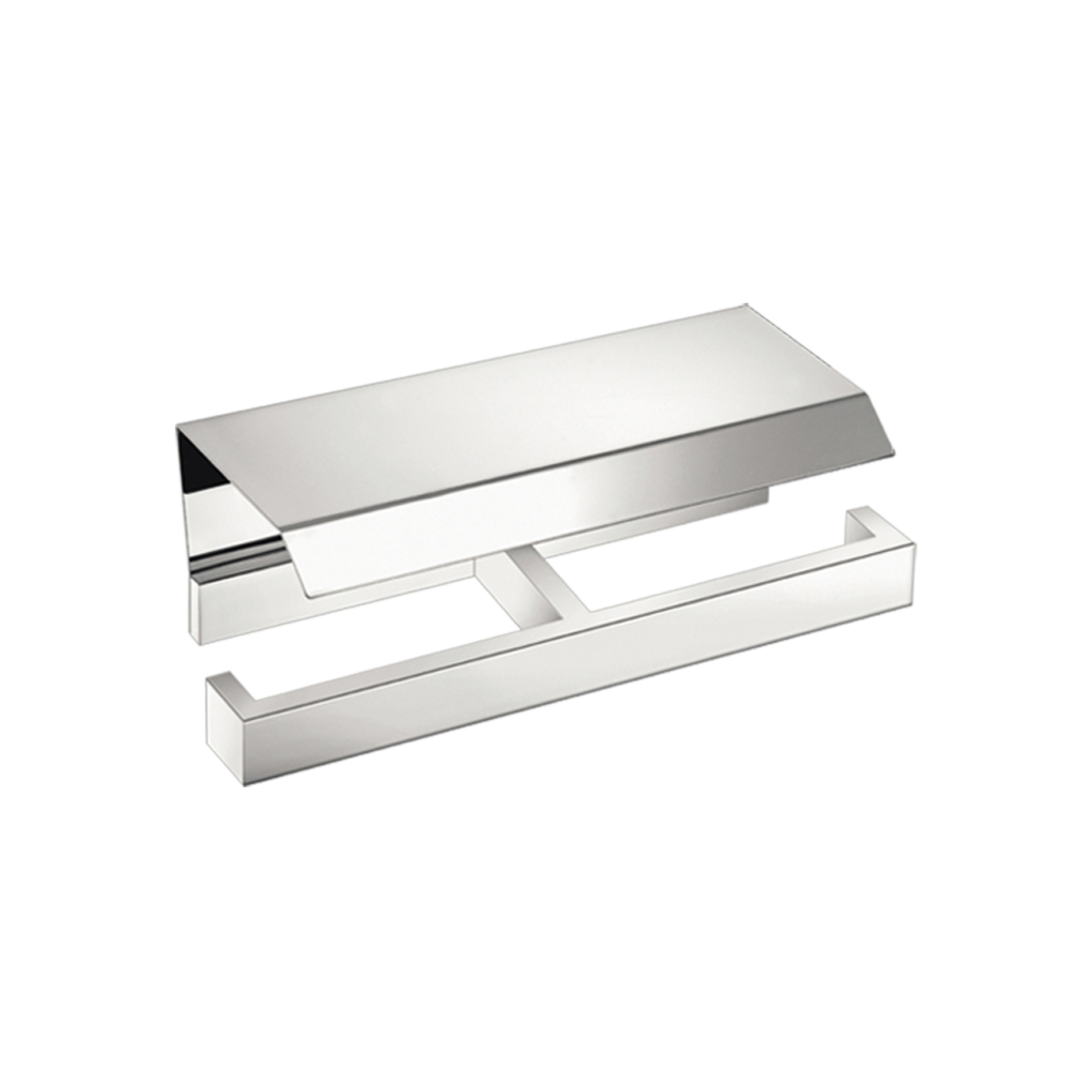 Display product valanio | Double toilet roll holder with cover from manufacturer SANCO