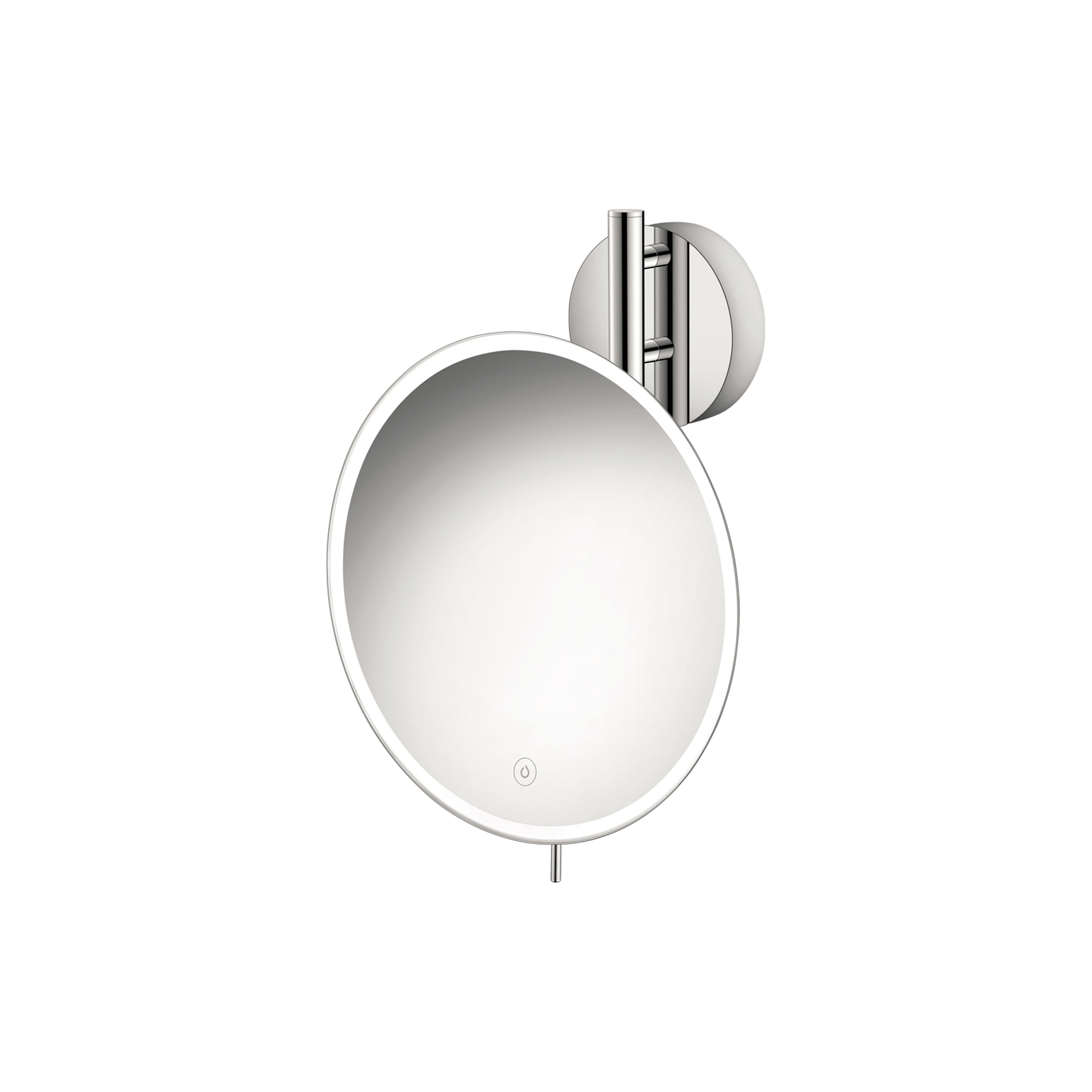 Display product cosmetic mirrors | Wall mounted magnifying mirror x5 with LED from manufacturer SANCO
