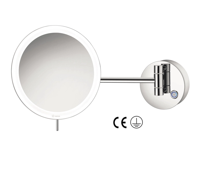 Magnifying Mirror Rocca COSMETIC MIRRORS | WALL MOUNTED MAGNIFYING MIRROR X4 WITH LED - Bath ...