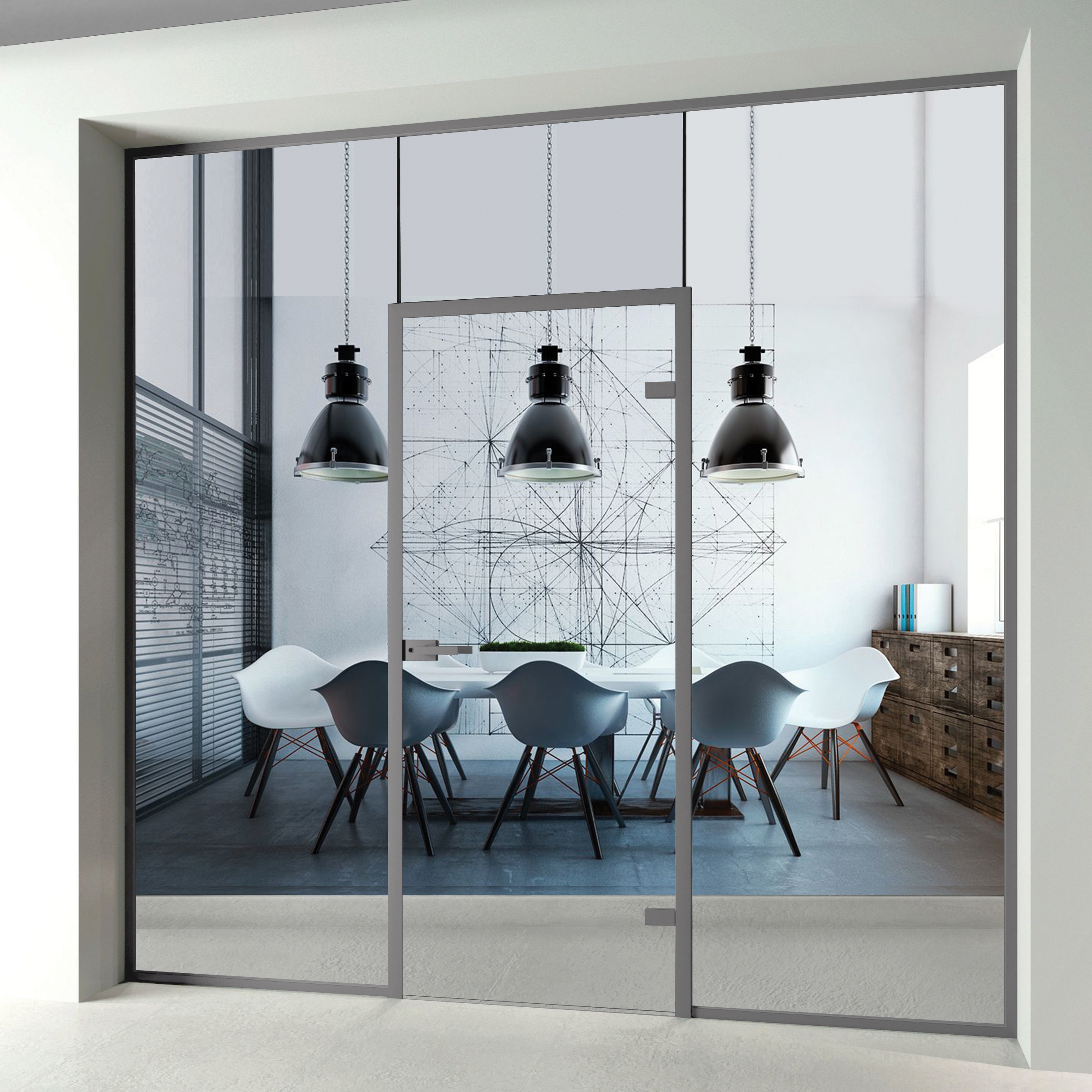 Display product Single Glazed Partitions | A11 from manufacturer PCA
