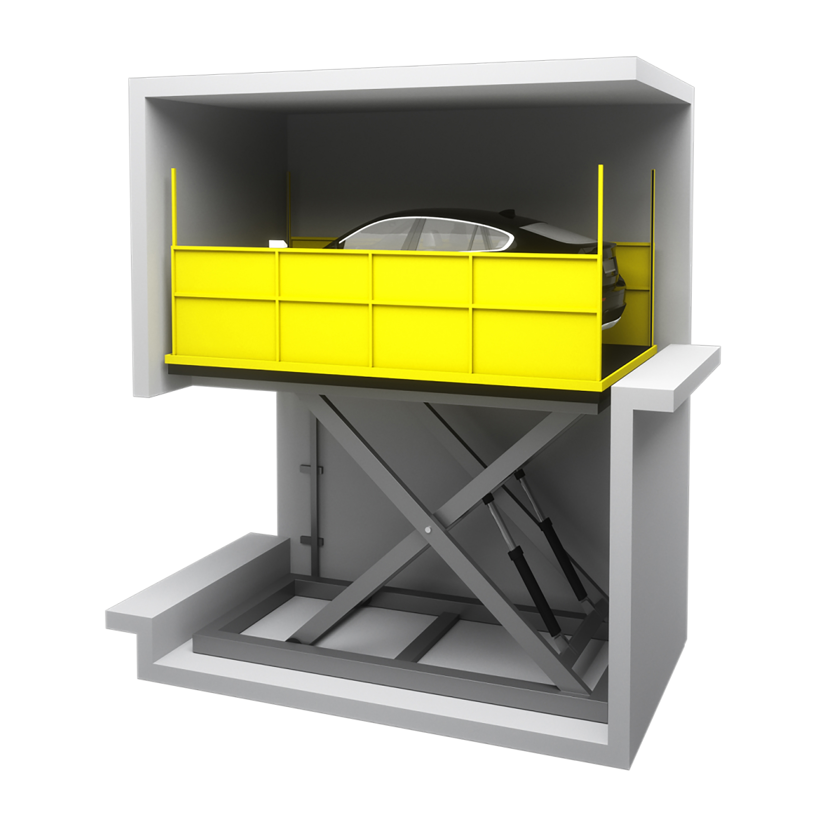 Mostrar el producto Parking Systems | Scissor Lift Platforms del fabricante KLEEMANN