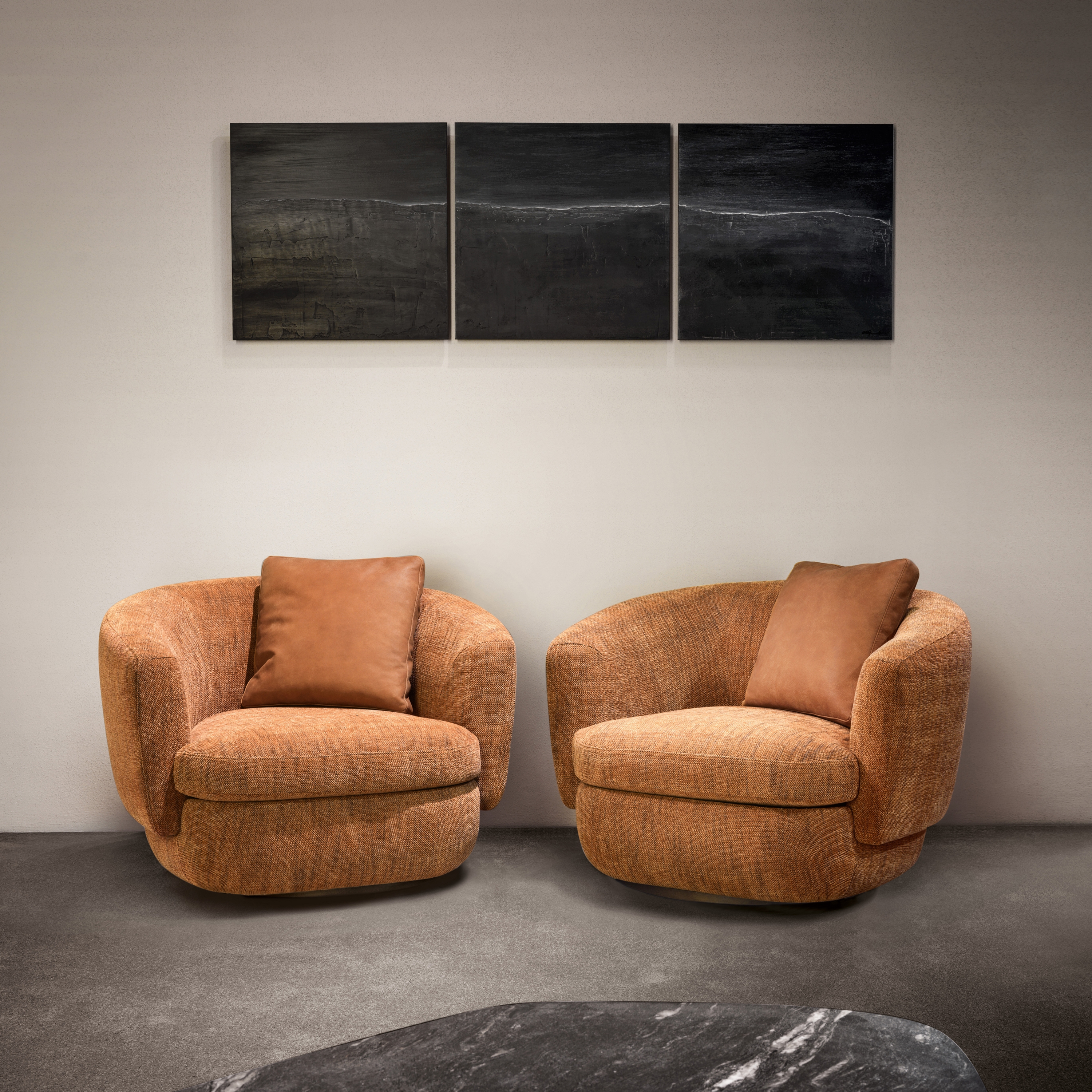 ARMCHAIRS, POUFS AND BENCHES