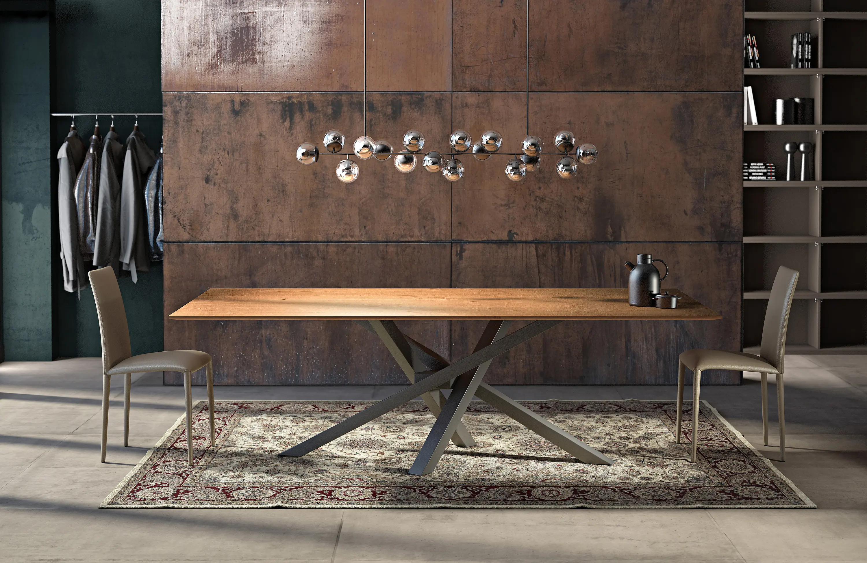 Riflessi - Shangai Square Ceramic Top