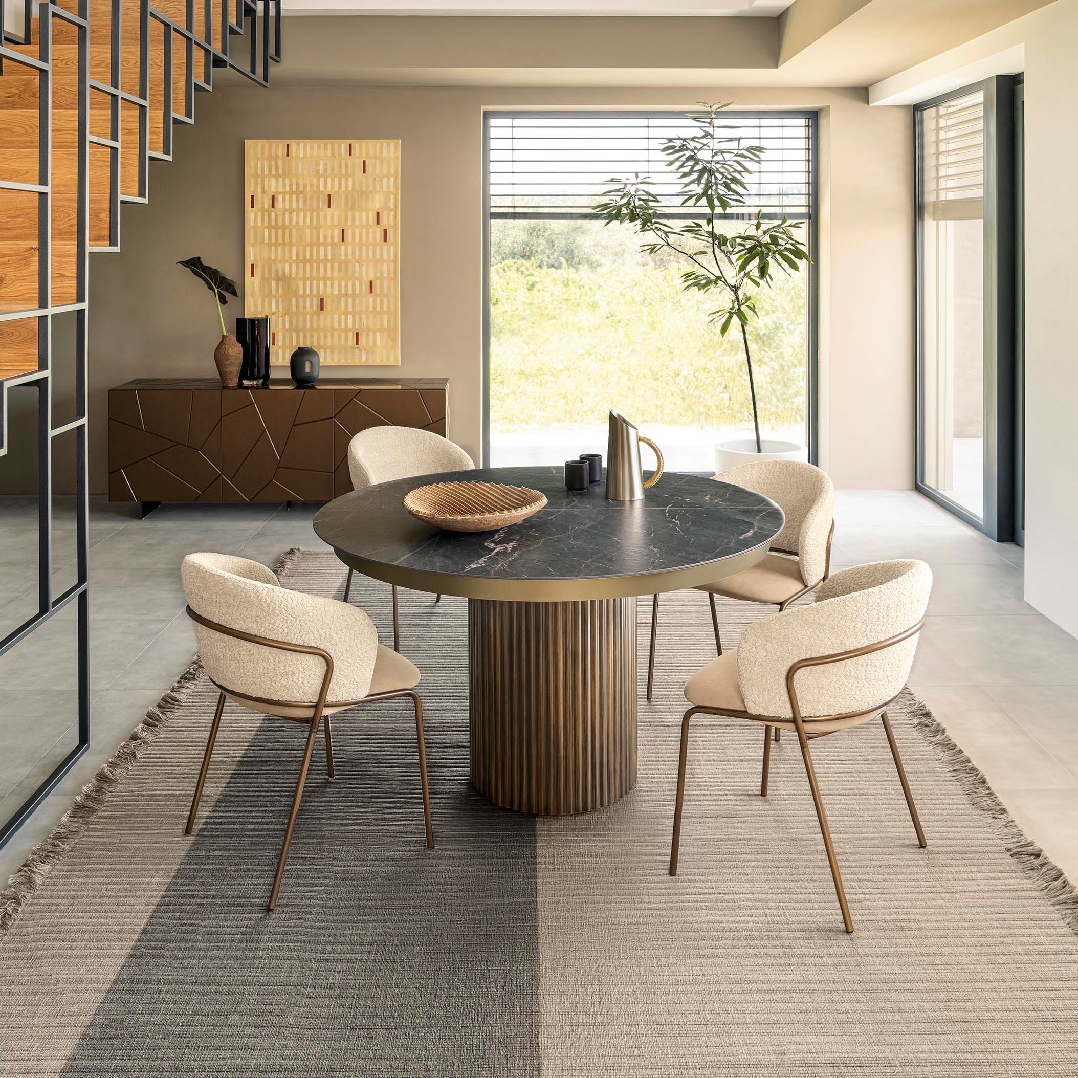 Afficher le produit Table Enea Round et Square du fabricant Riflessi