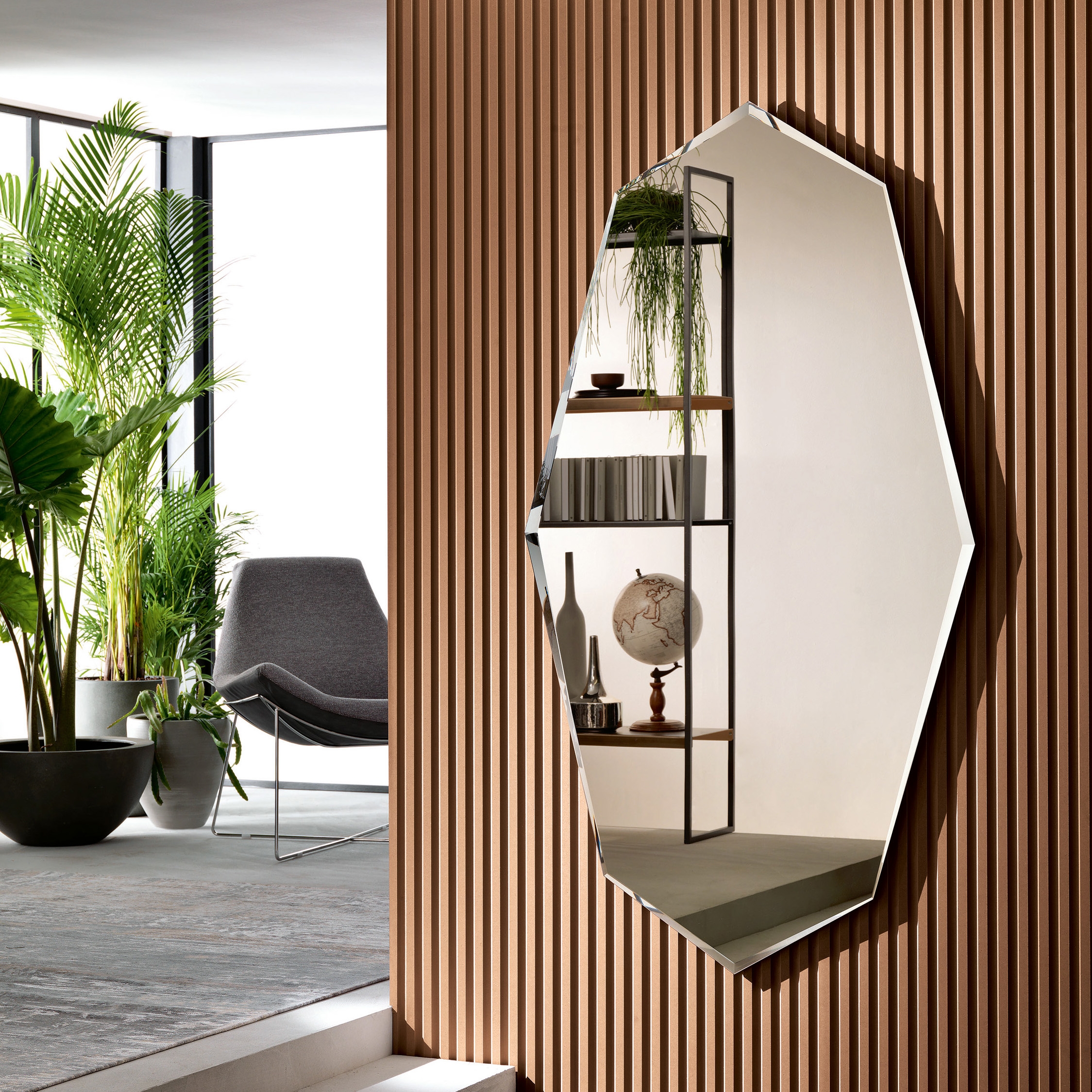 Display product Sestante Mirror from manufacturer Riflessi
