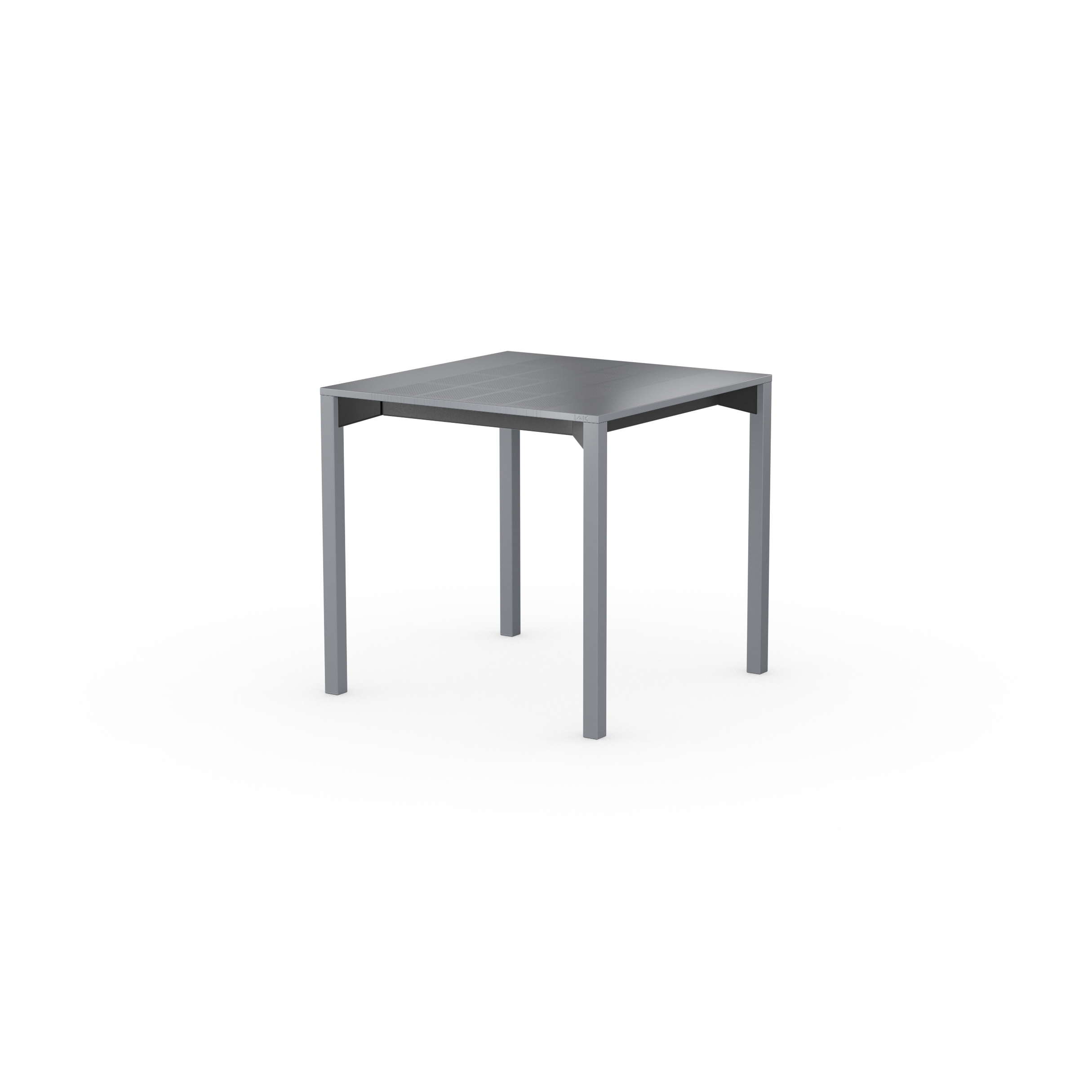 iLAIK extendable table 80 - gray/angular/gray
