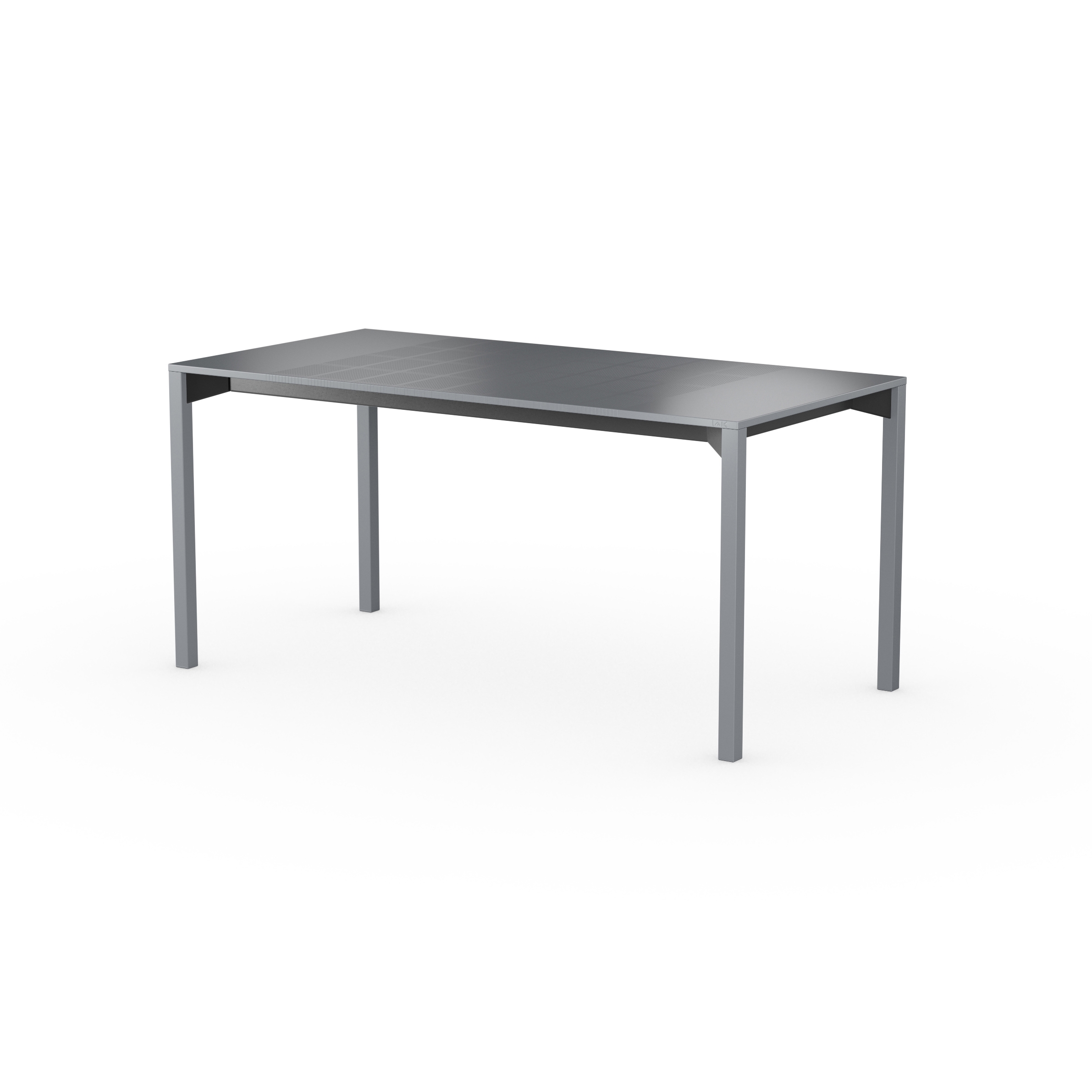 iLAIK extendable table 160 - gray/angular/gray