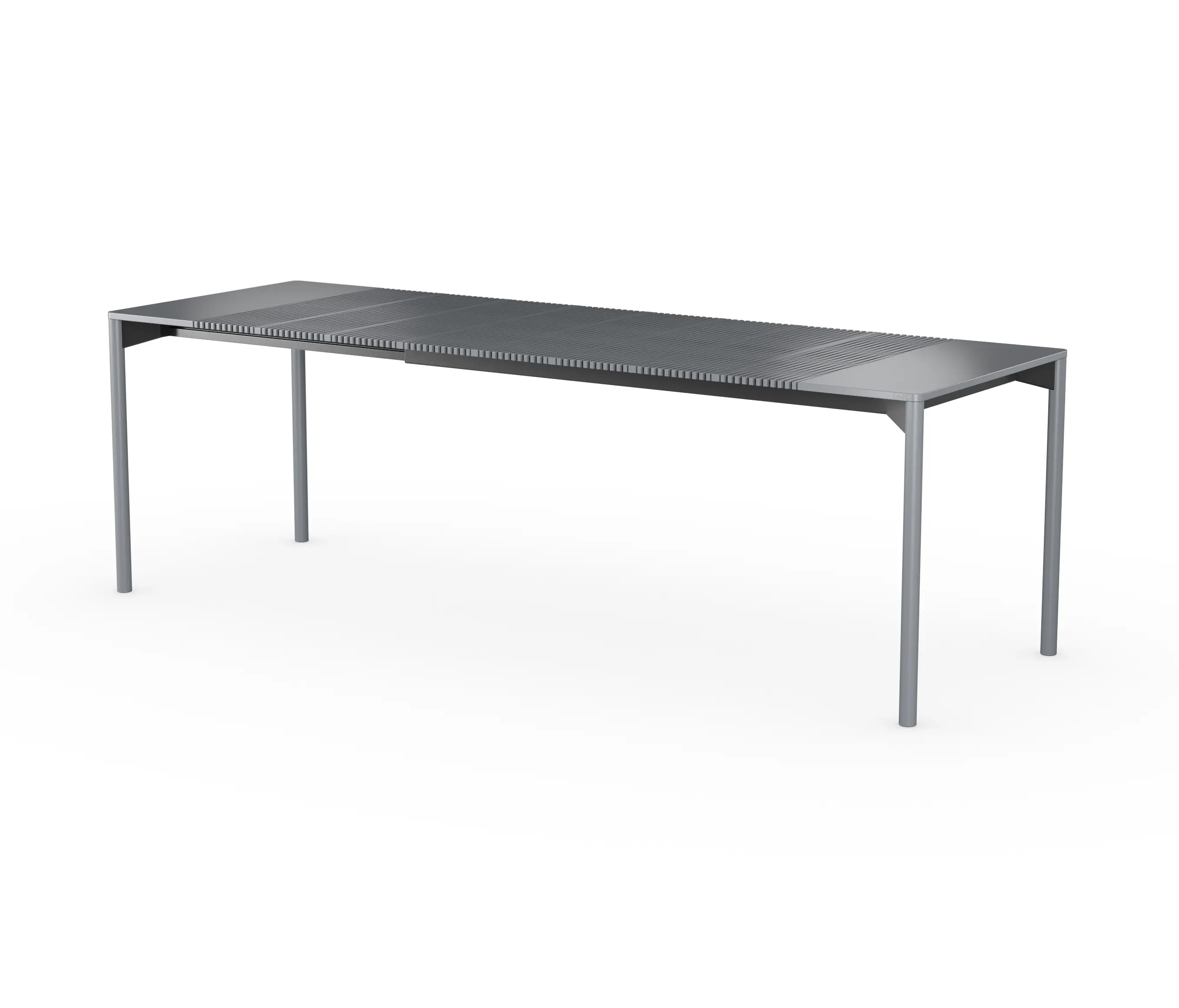LAIK - iLAIK extendable table 160 - gray/rounded/gray