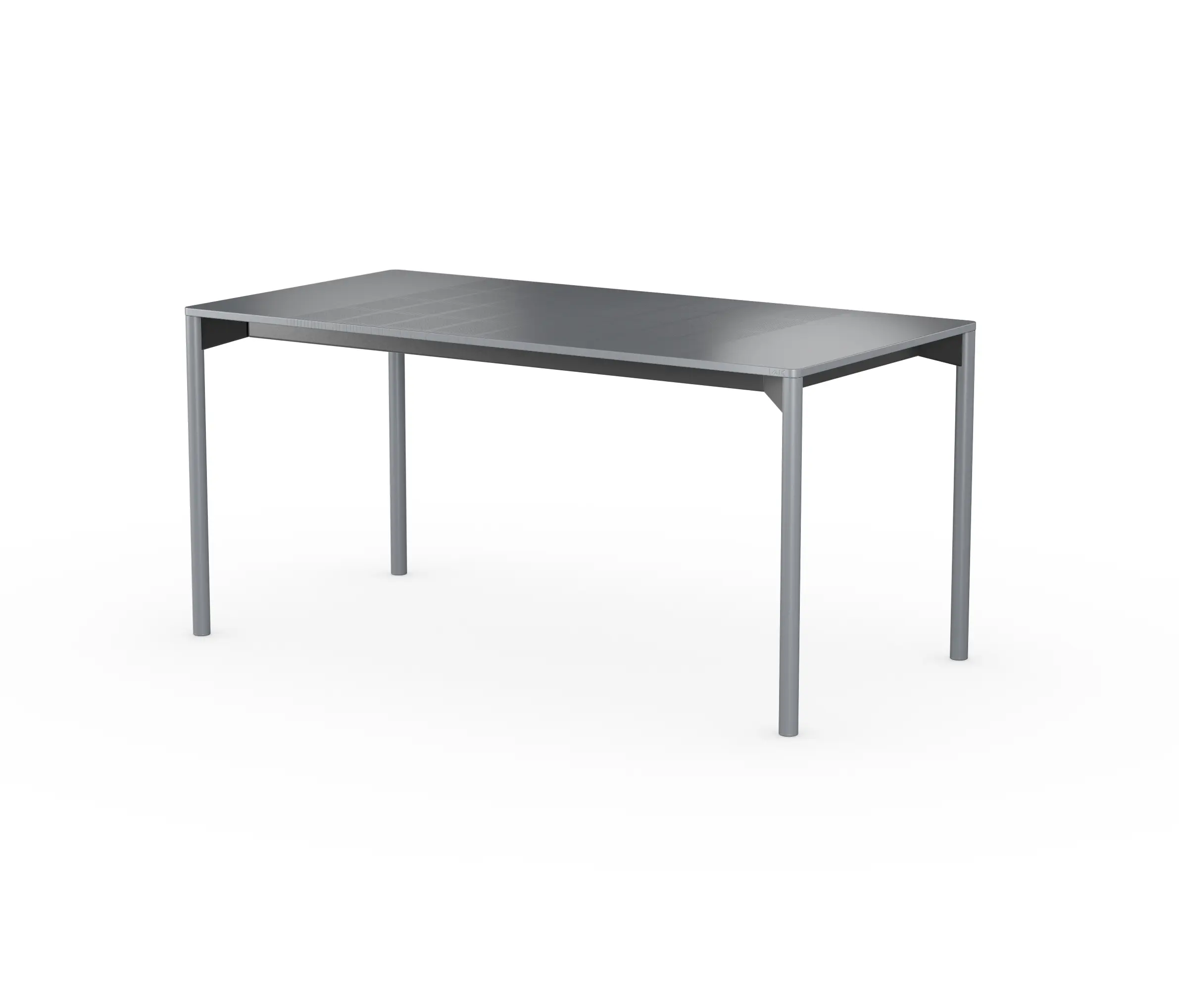 LAIK - iLAIK extendable table 160 - gray/rounded/gray