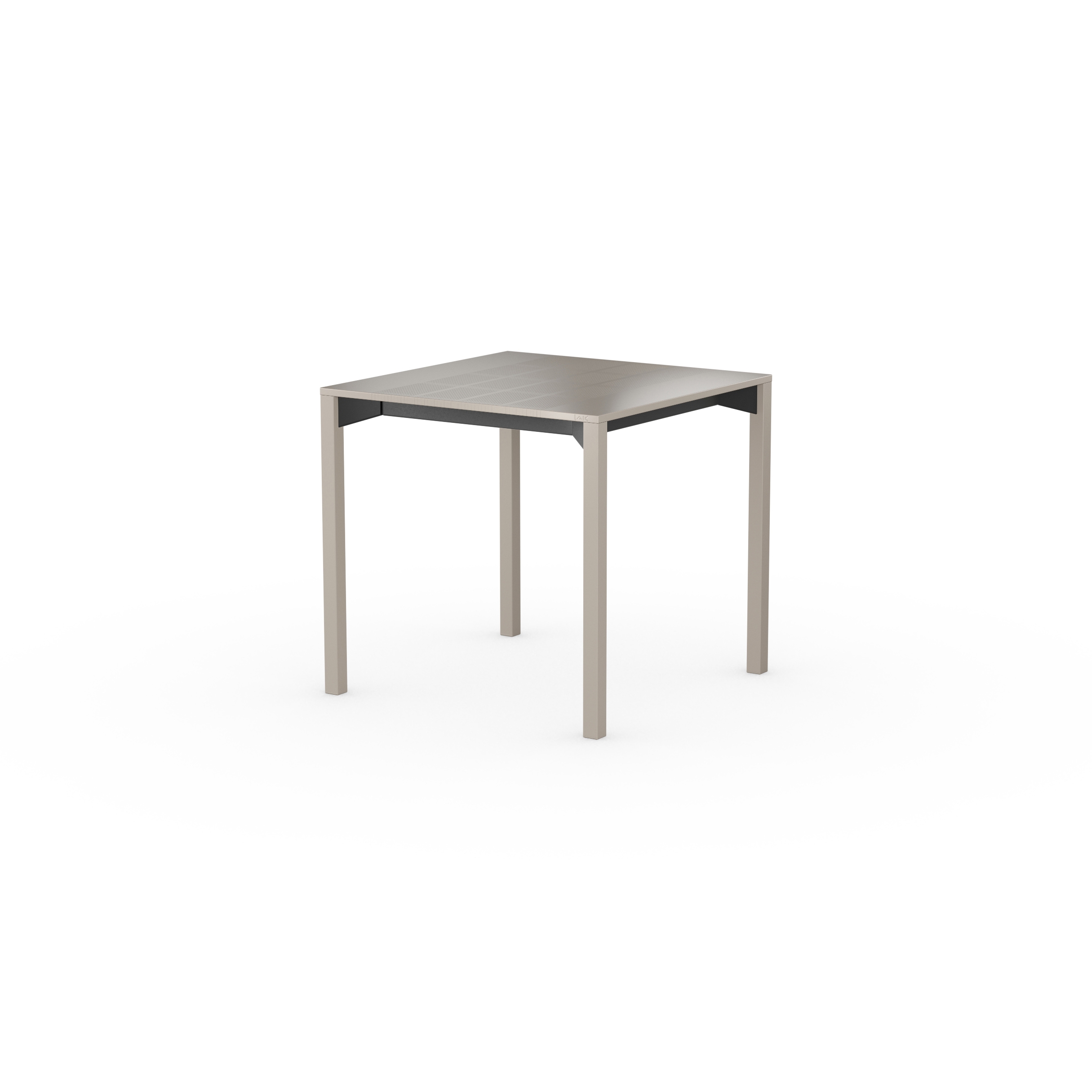 iLAIK extendable table 80 - graybeige/angular/graybeige