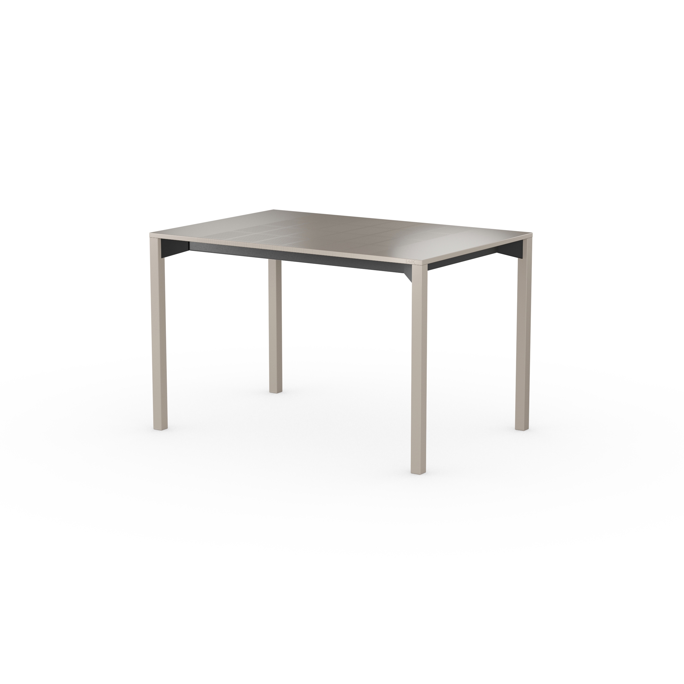 iLAIK extendable table 120 - graybeige/angular/graybeige