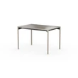 iLAIK extendable table 120 - graybeige/rounded/graybeige
