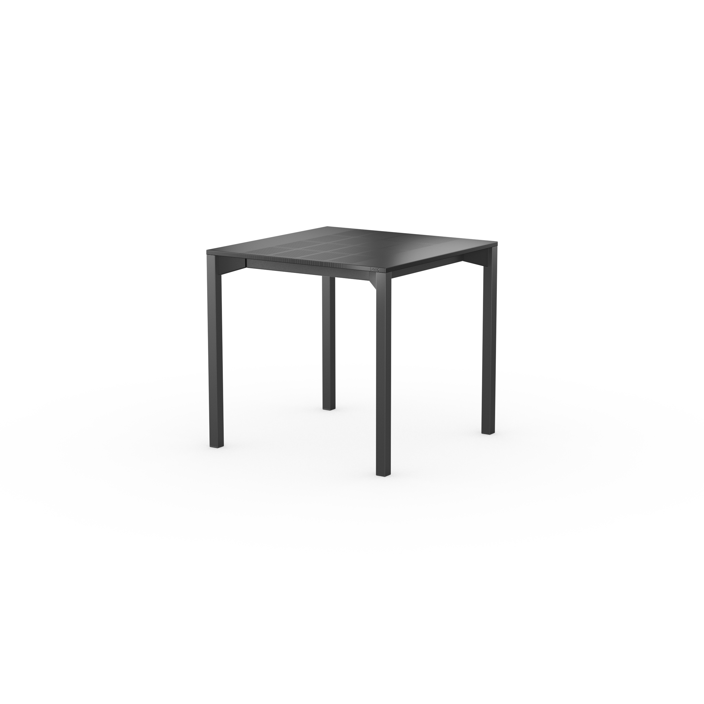 iLAIK extendable table 80 - black/angular/black