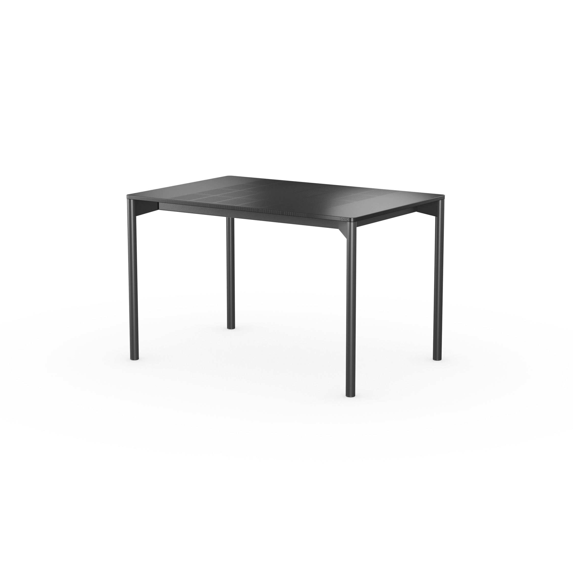 iLAIK extendable table 120 - black/rounded/black