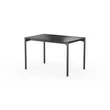 iLAIK extendable table 120 - black/rounded/black