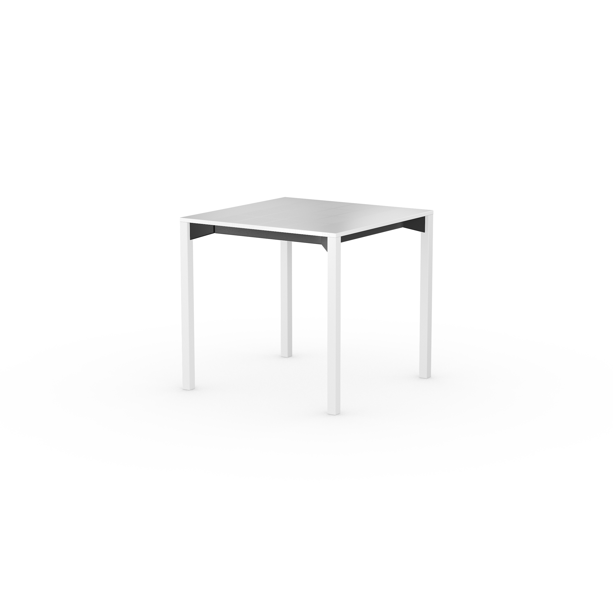 iLAIK extendable table 80 - white/angular/white