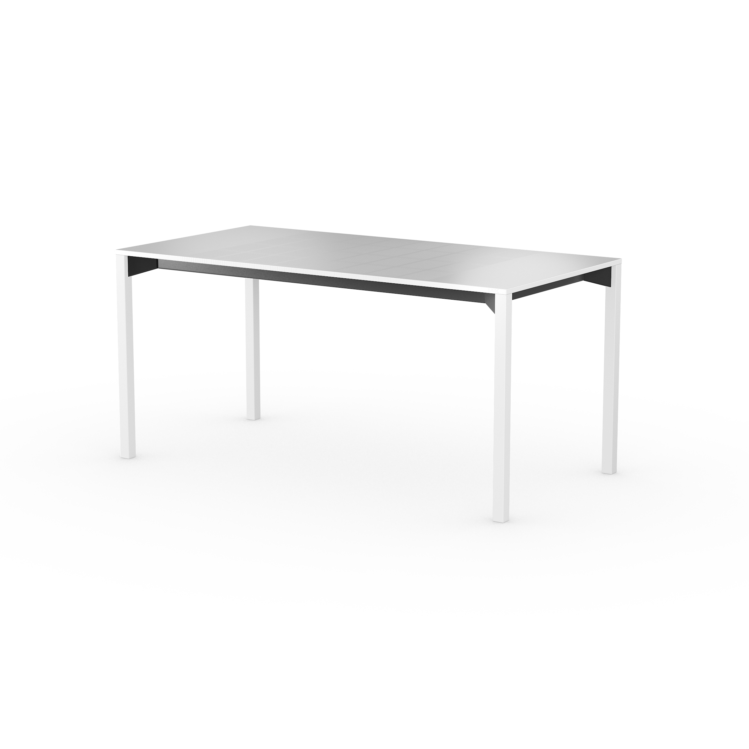 iLAIK extendable table 160 - white/angular/white