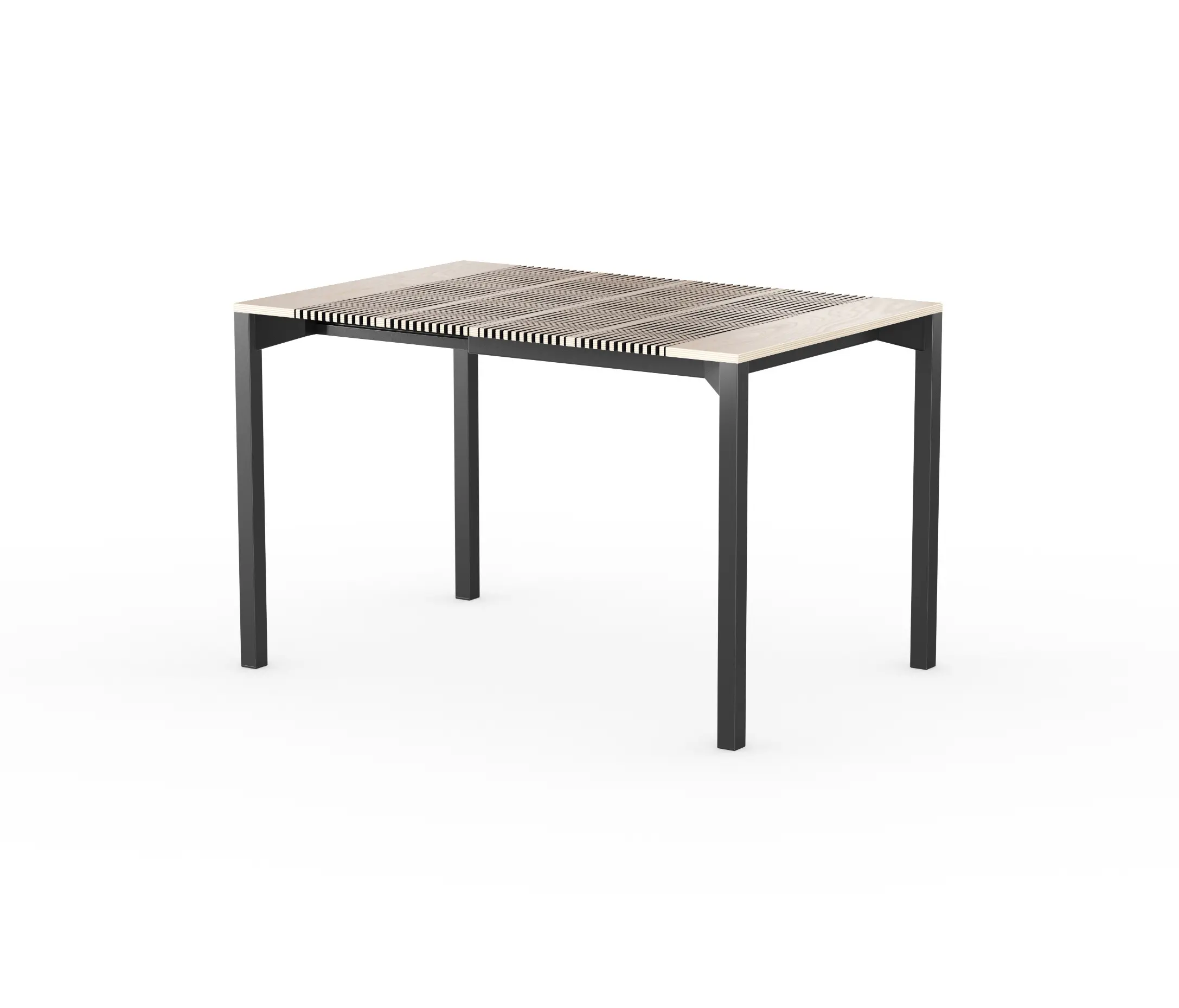 LAIK - iLAIK extendable table 80 - birch/angular/black