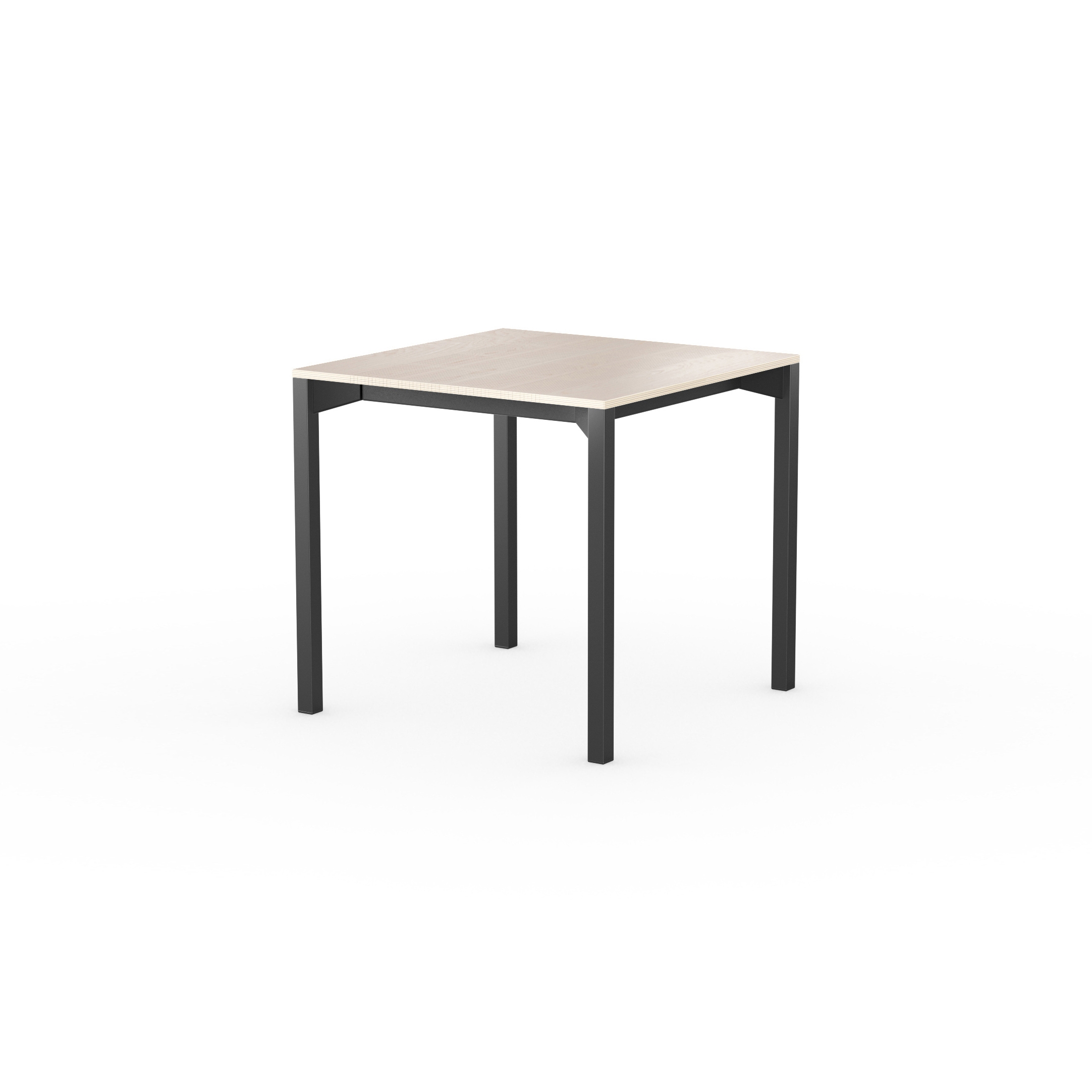 iLAIK extendable table 80 - birch/angular/black