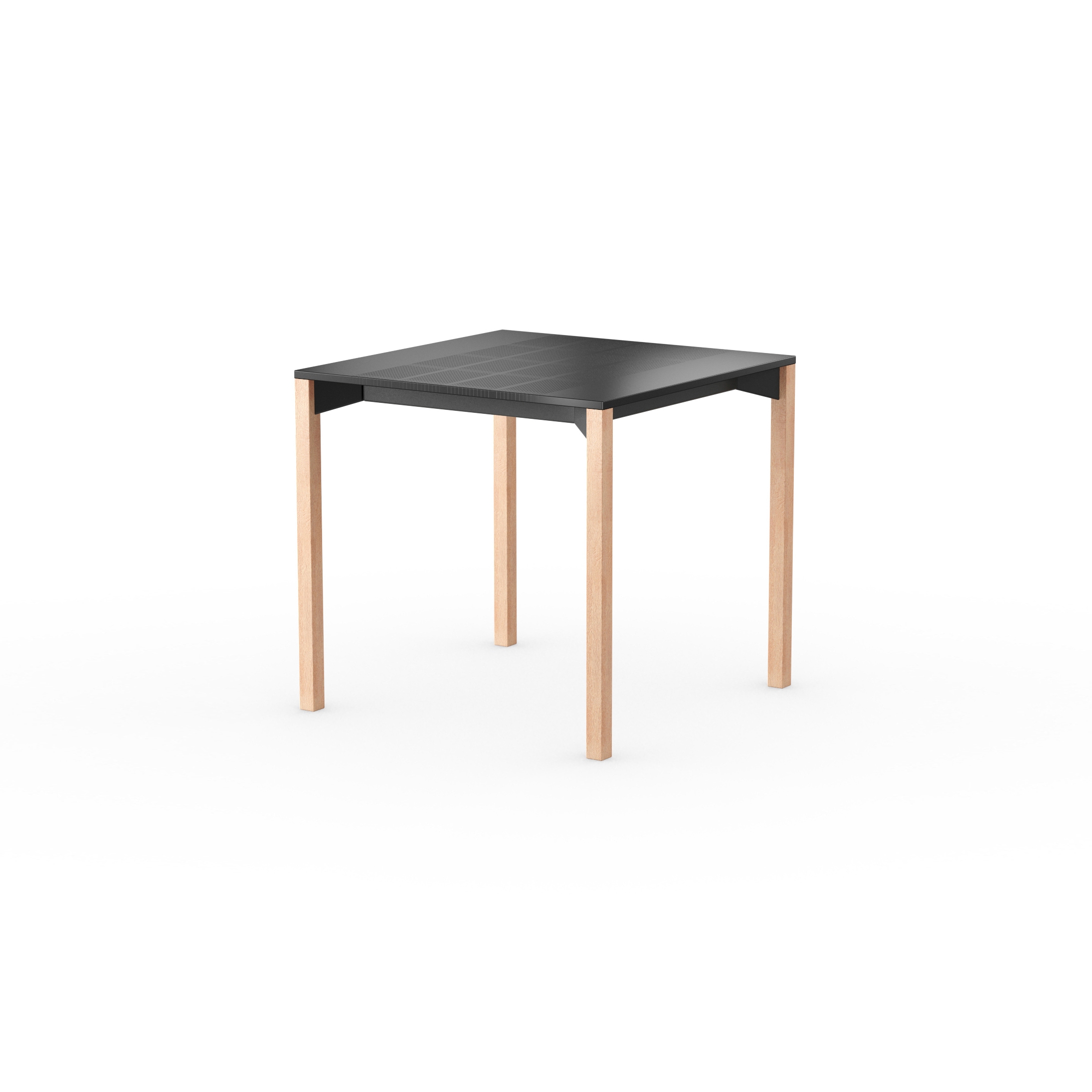 iLAIK extendable table 80 - black/angular/oak