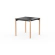 iLAIK extendable table 80 - black/angular/oak