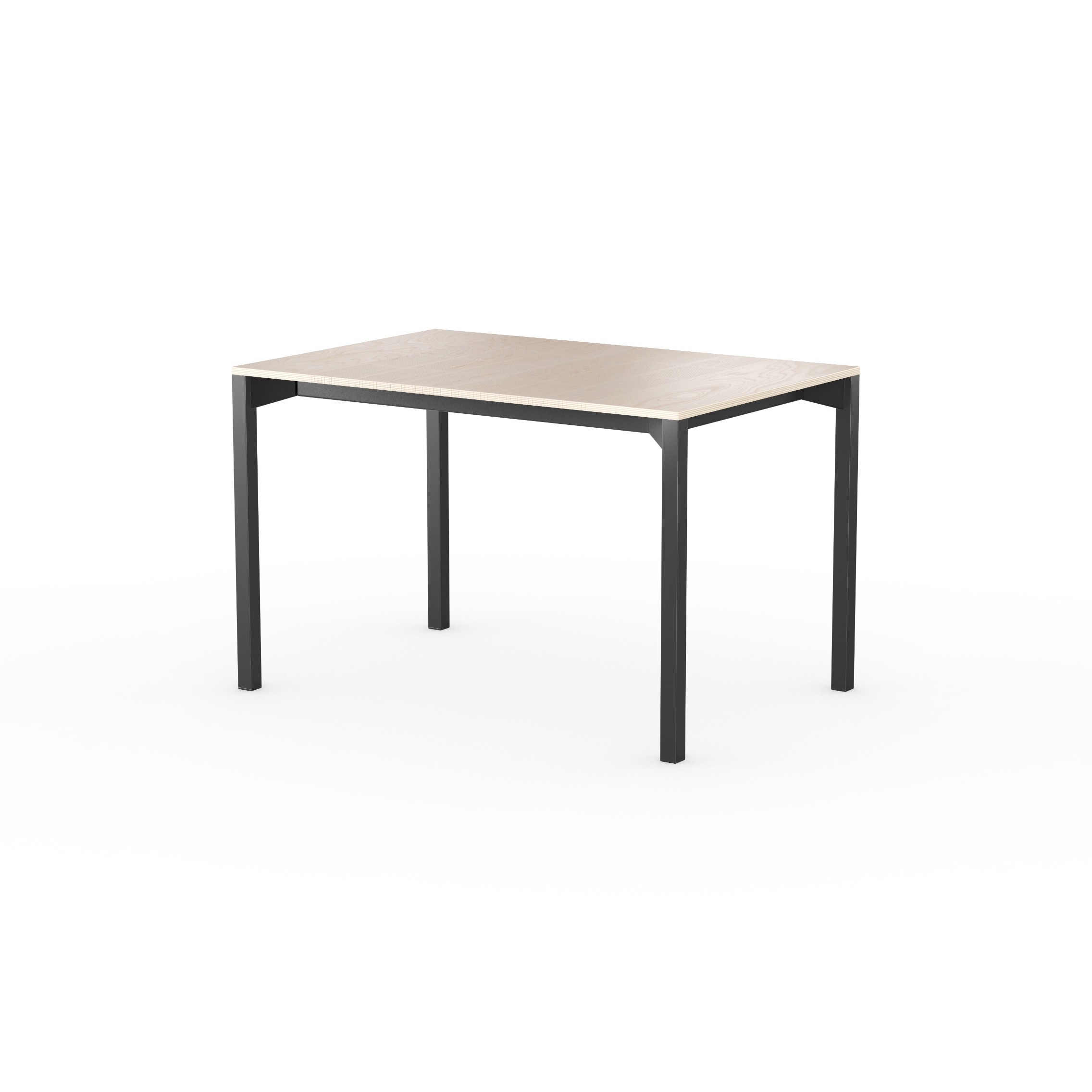 iLAIK extendable table 120 - birch/angular/black