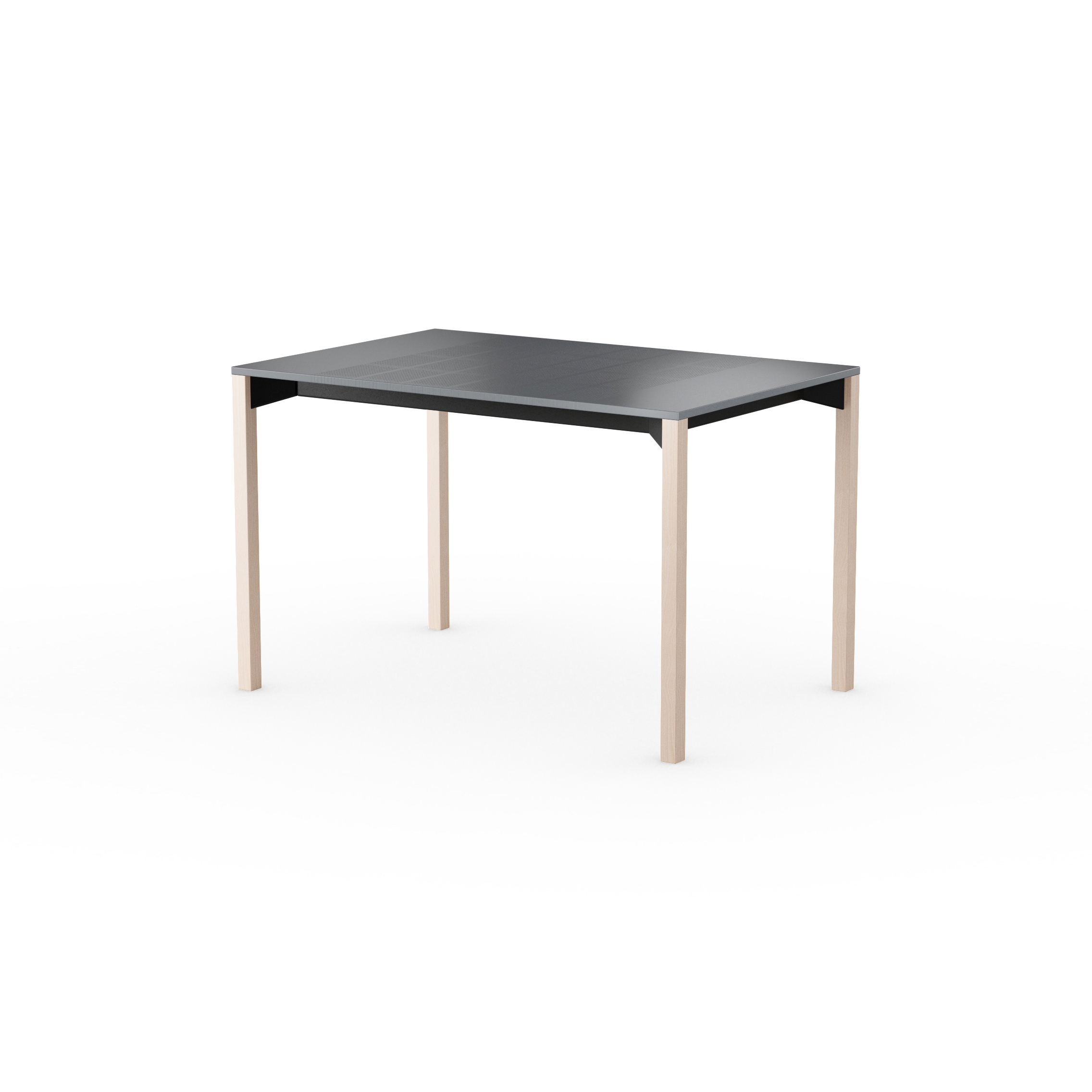 iLAIK extendable table 120 - gray/angular/birch